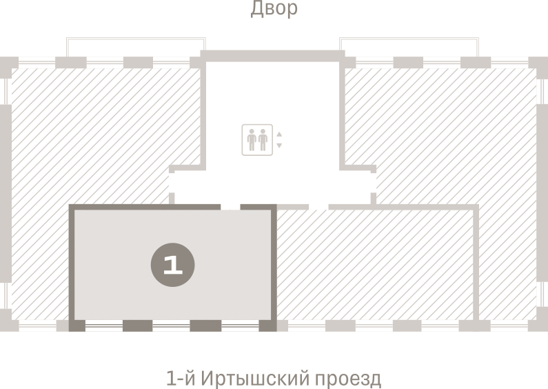 1 комн. Квартира 113.6 кв. м