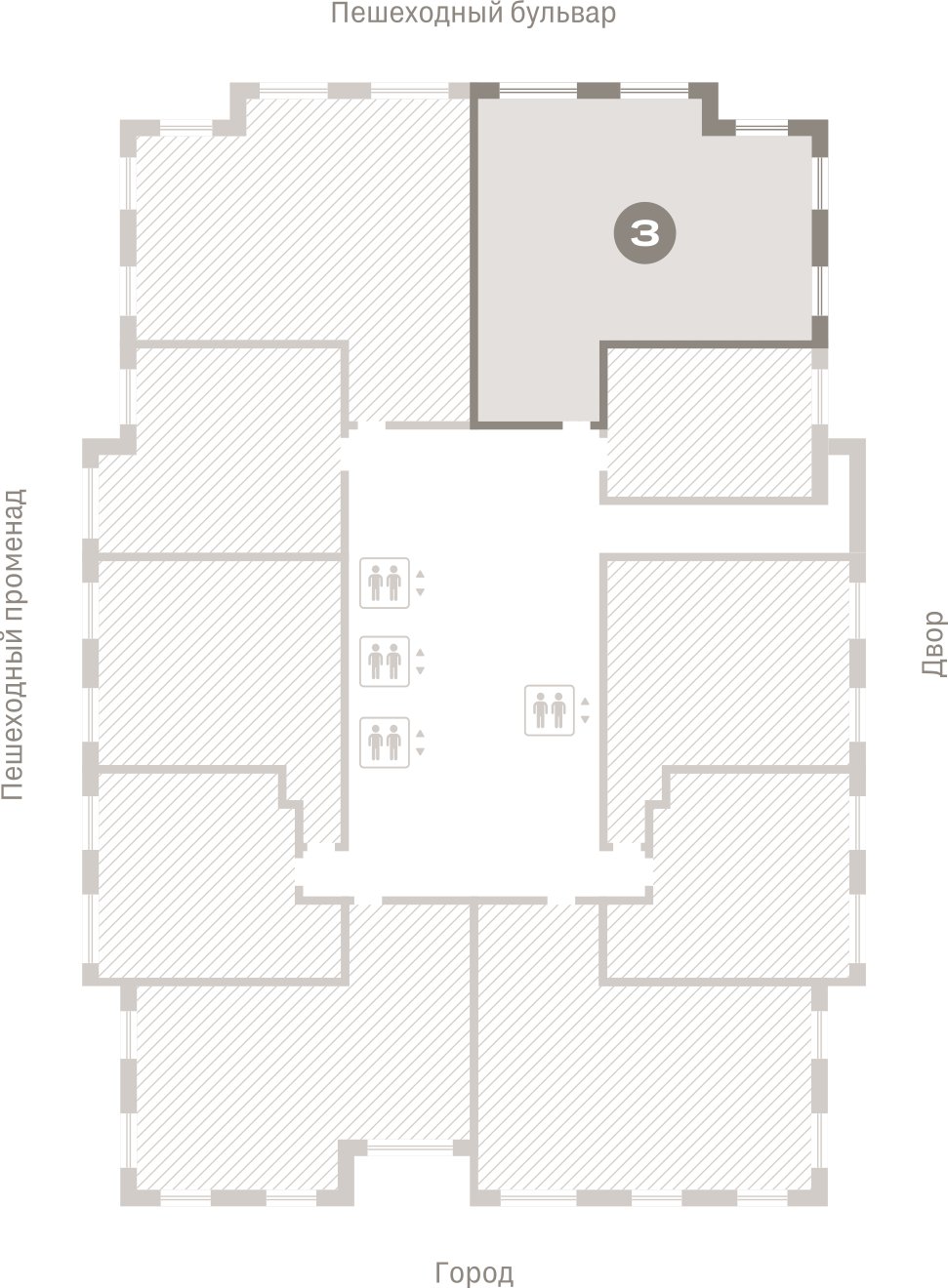 3 комн. Квартира 84 кв. м