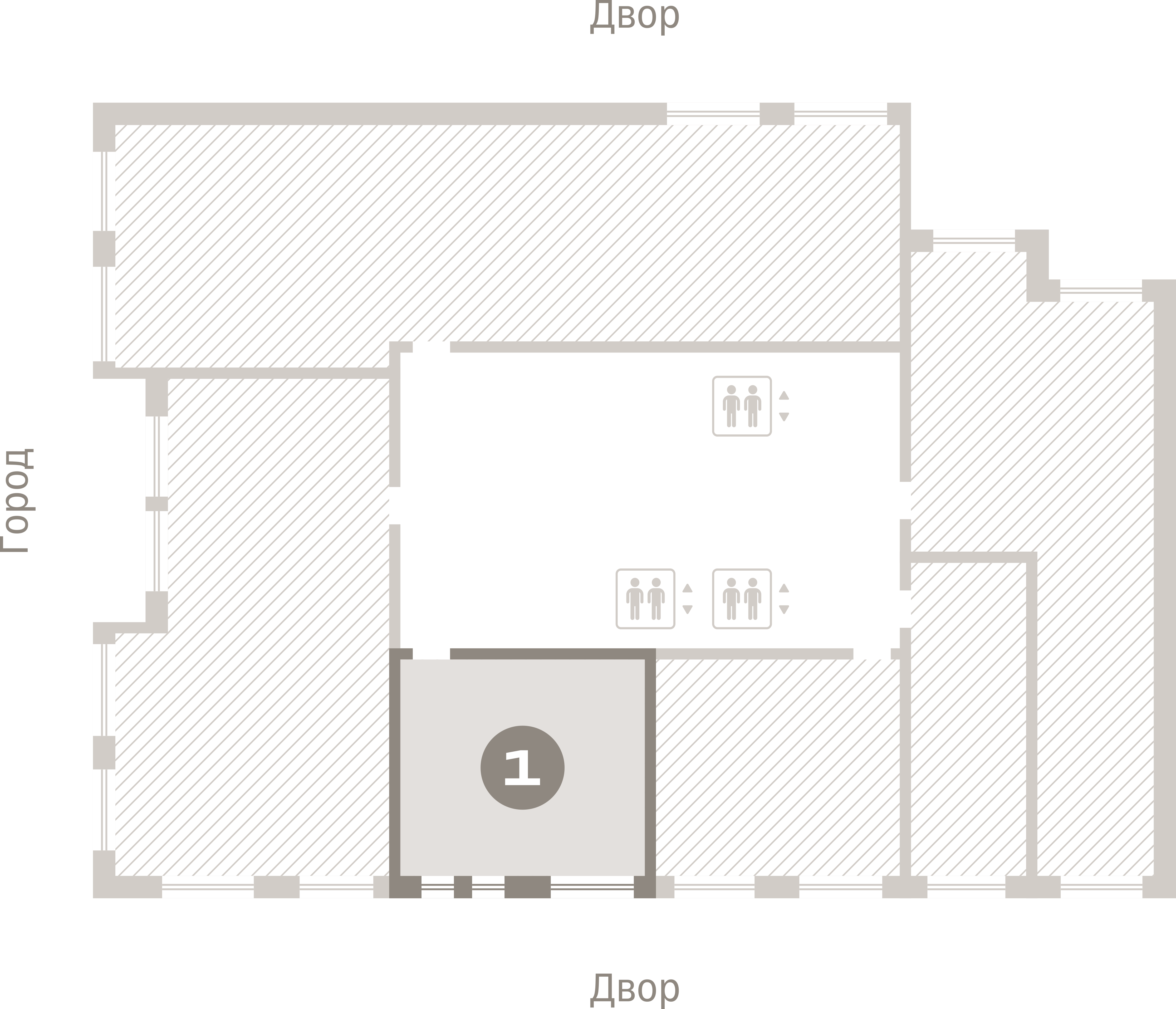 1 комн. Квартира 36.6 кв. м