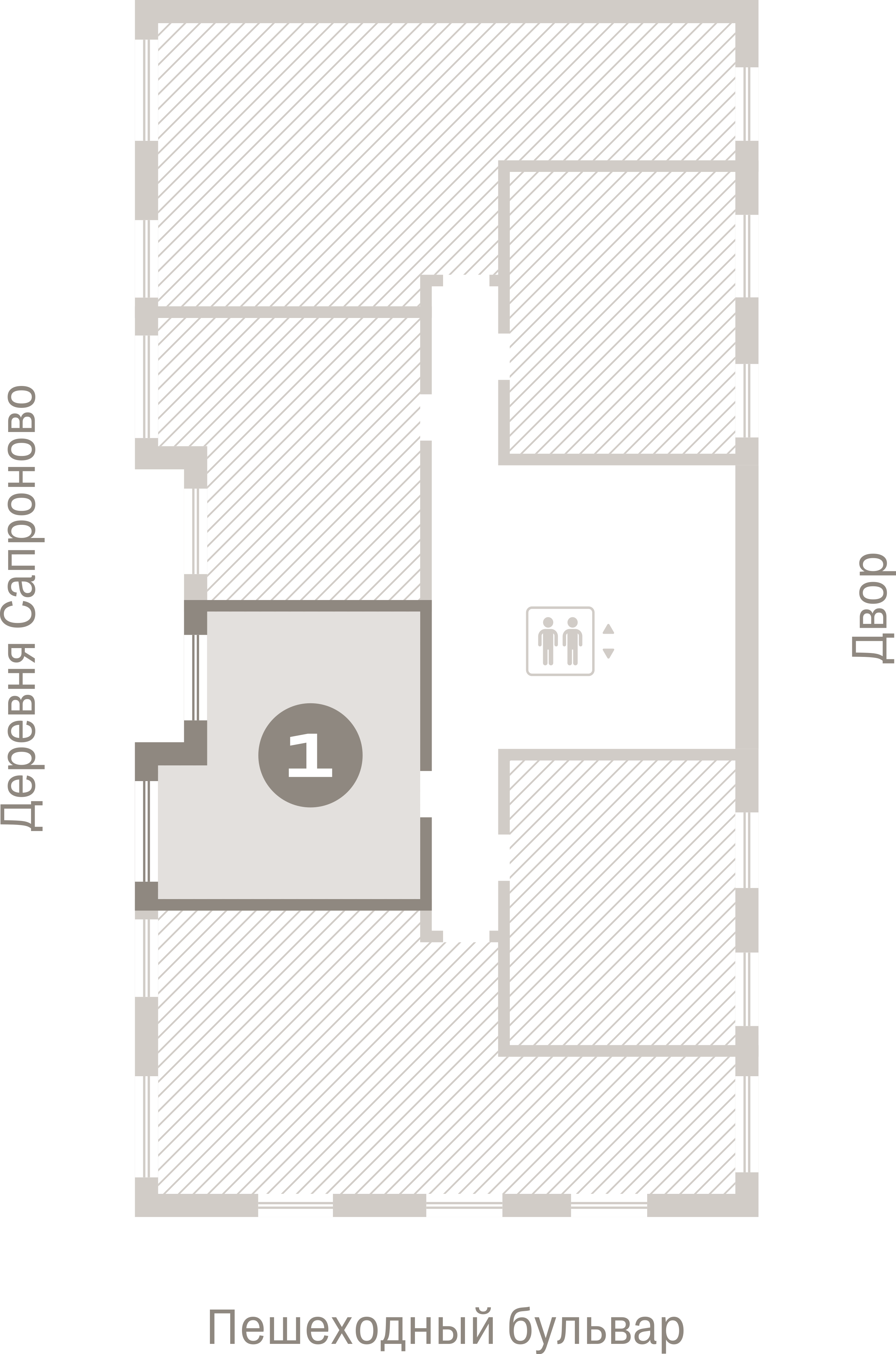 1 комн. Квартира 36.1 кв. м