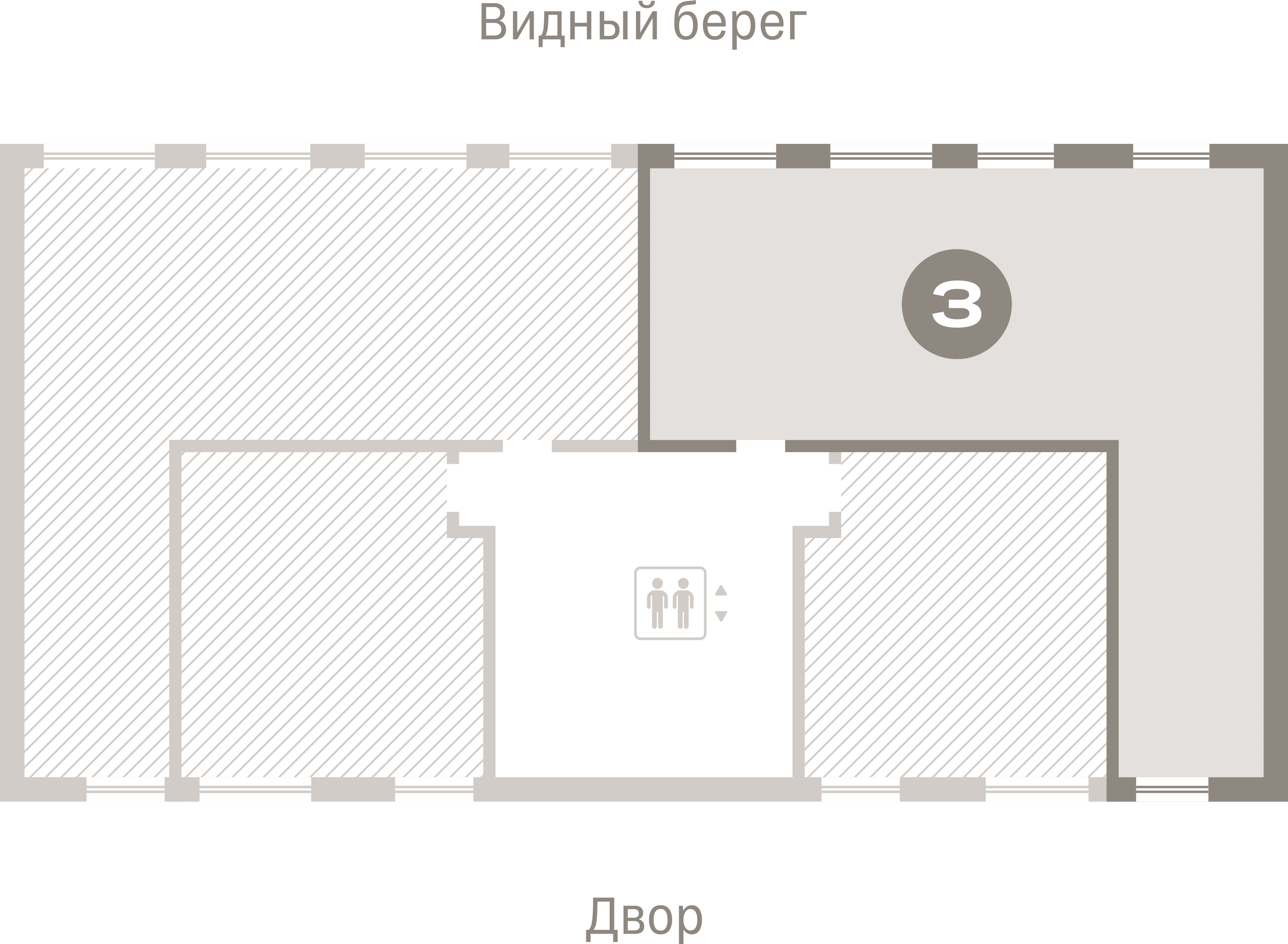 3 комн. Квартира 103.4 кв. м