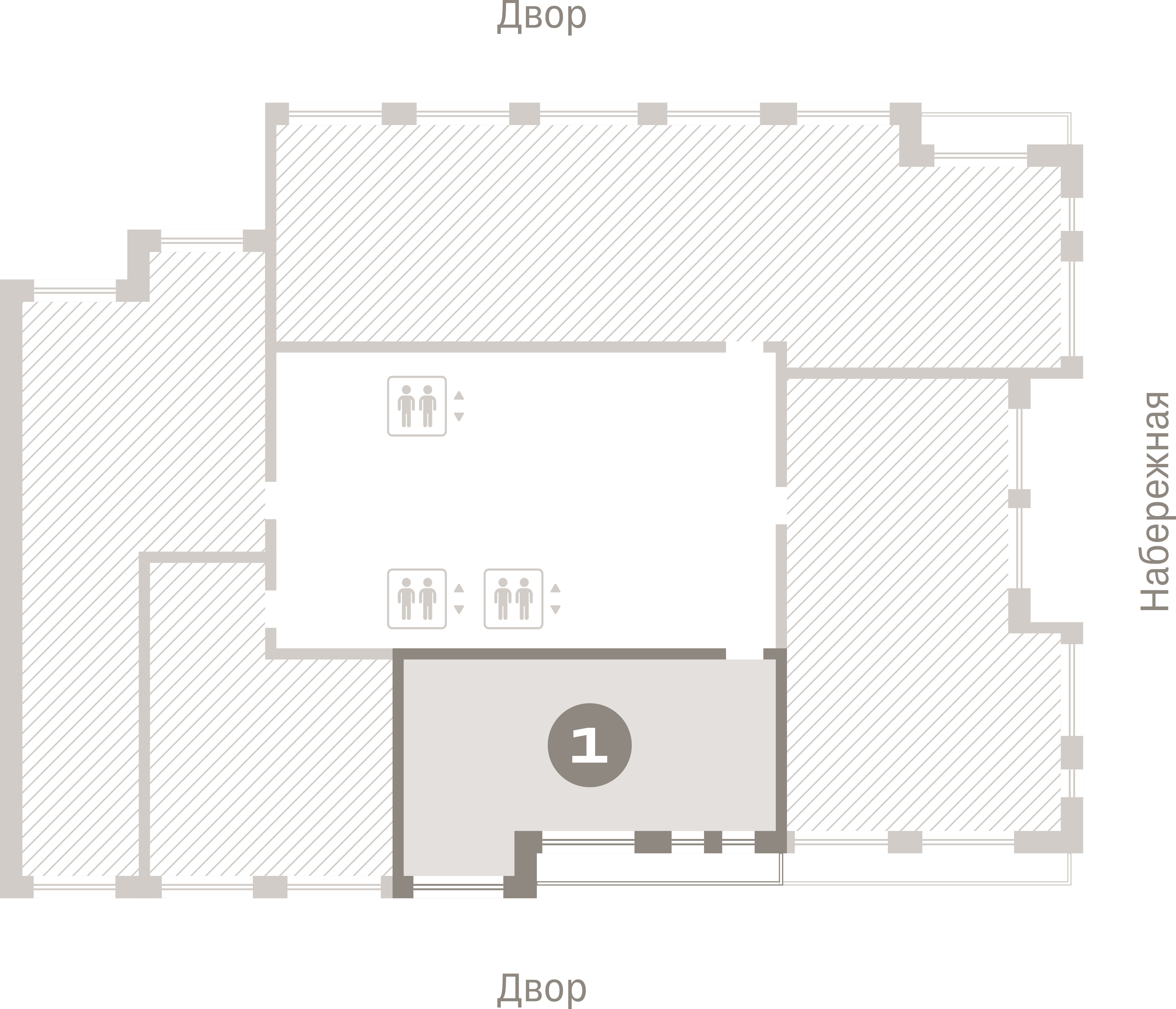 1 комн. Квартира 52.3 кв. м