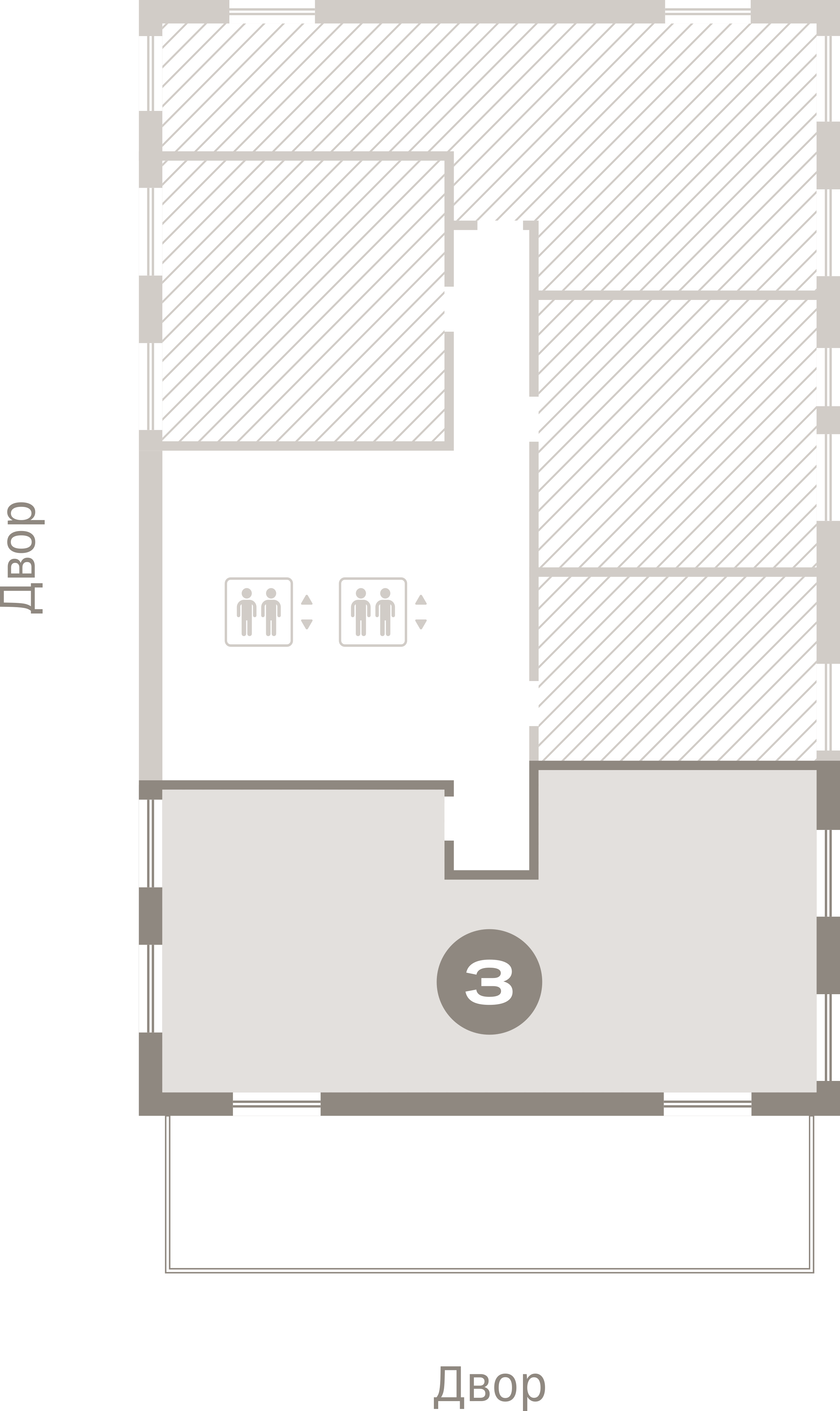 3 комн. Квартира 135.6 кв. м