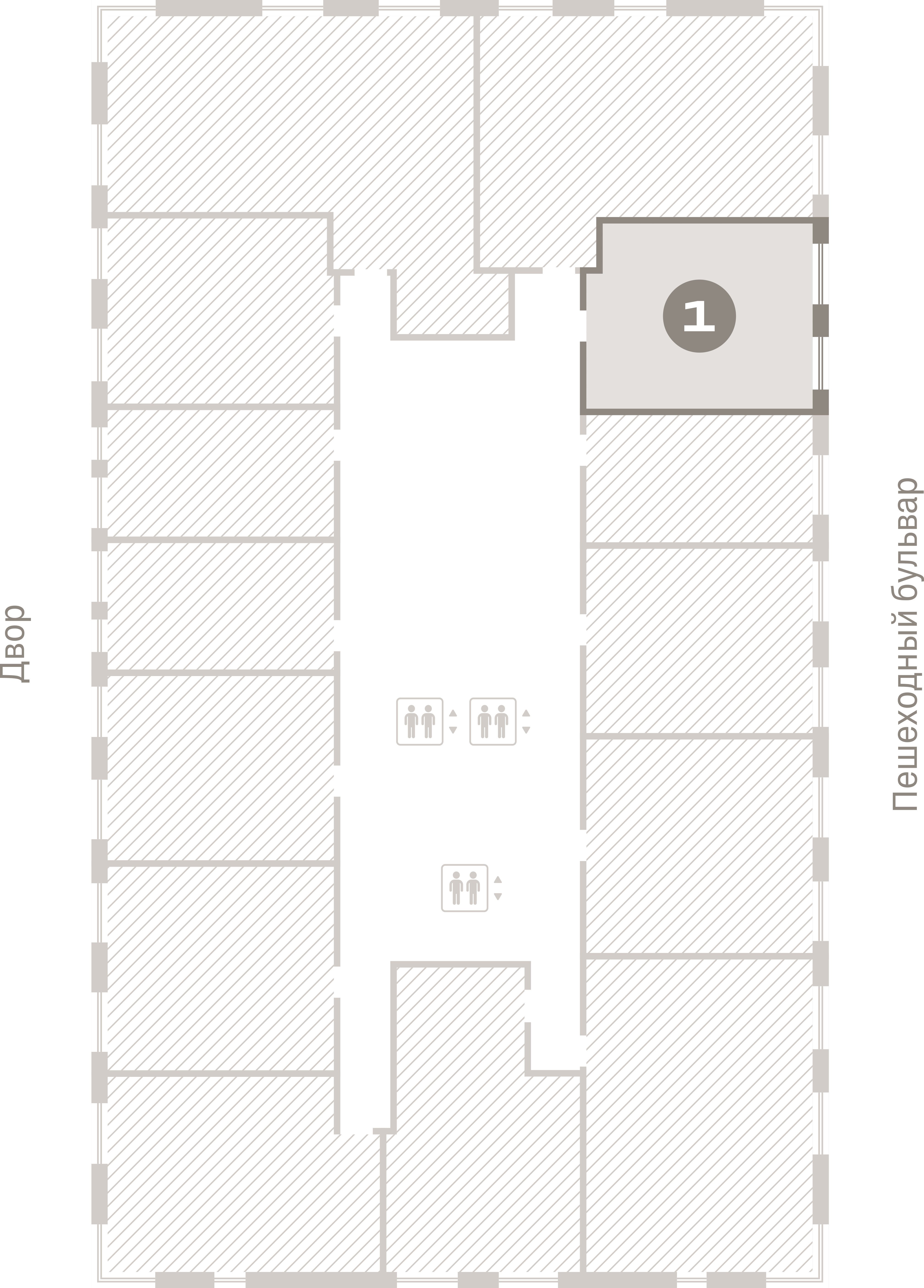 1 комн. Квартира 40.2 кв. м
