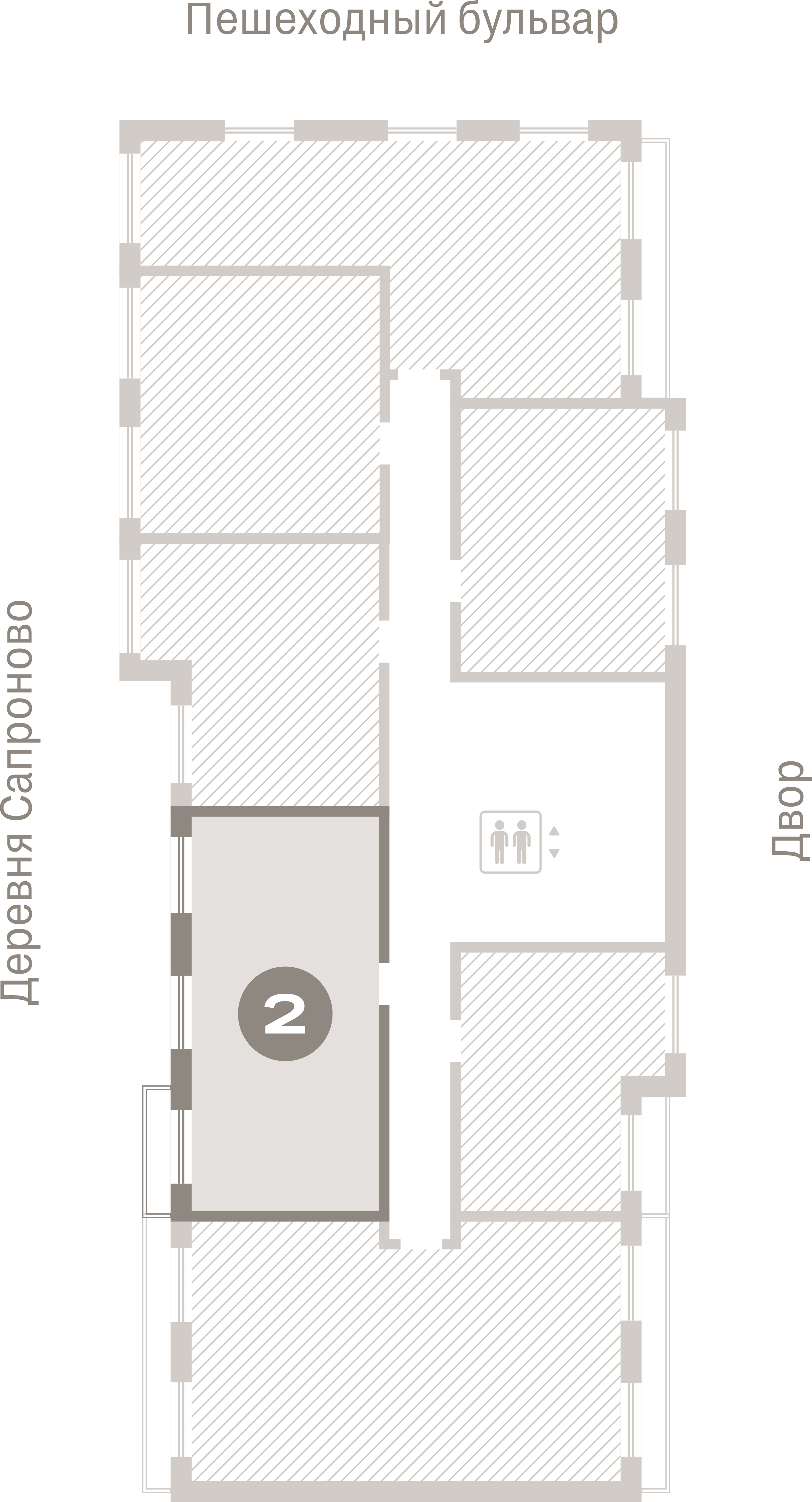 1 комн. Квартира 48.6 кв. м