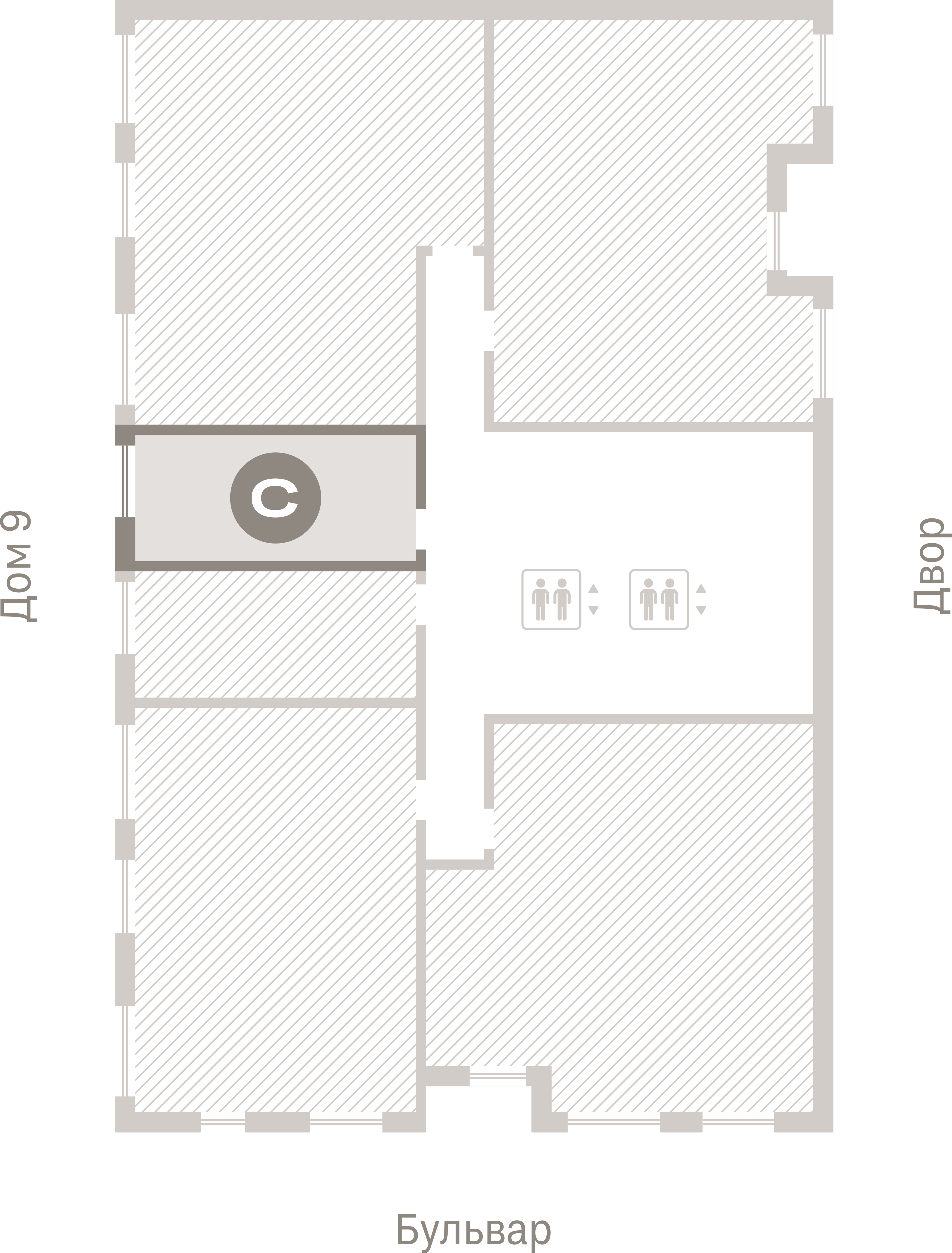 Квартира 22.4 кв. м