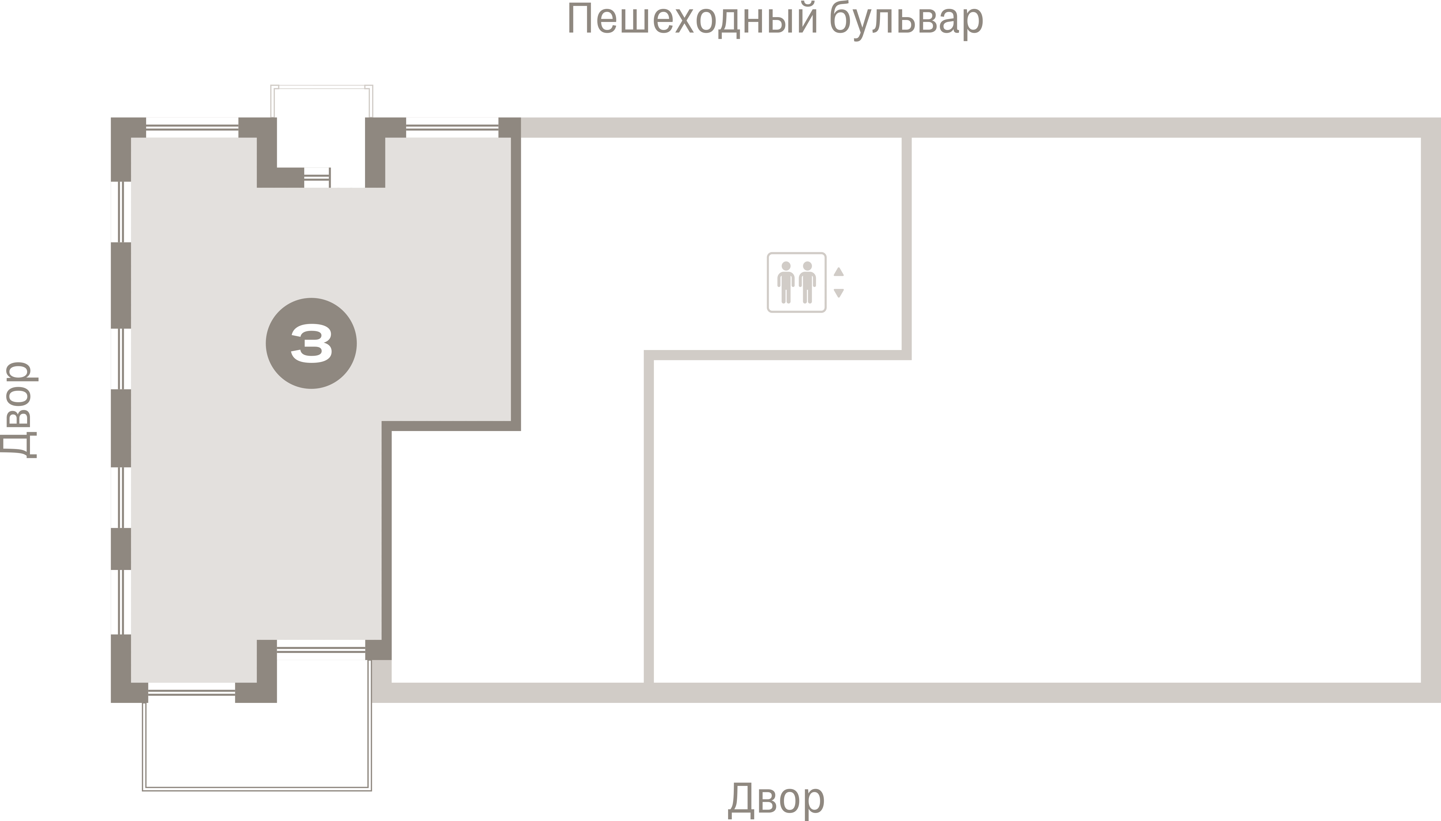 3 комн. Квартира 121.3 кв. м