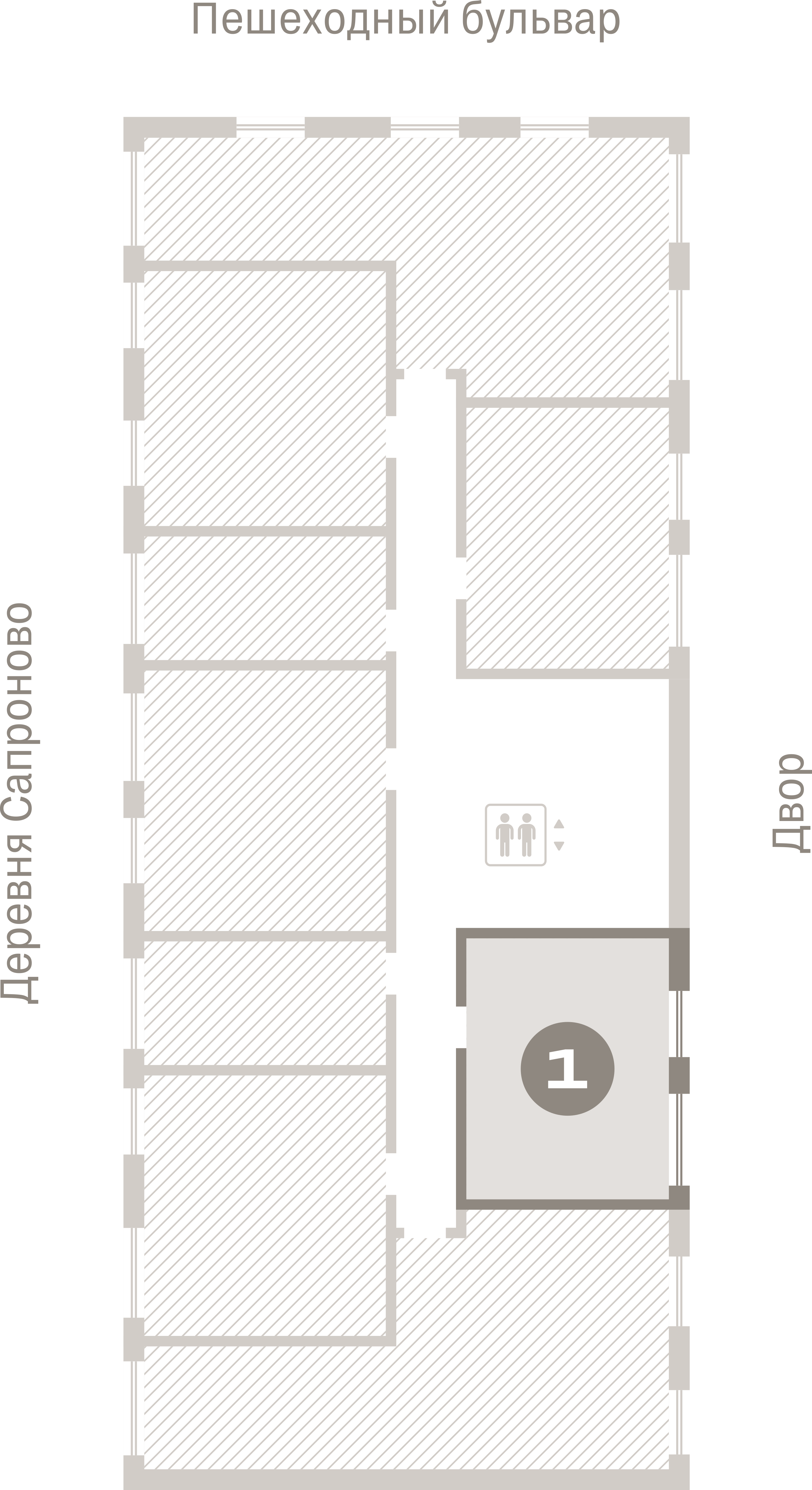 1 комн. Квартира 36.2 кв. м