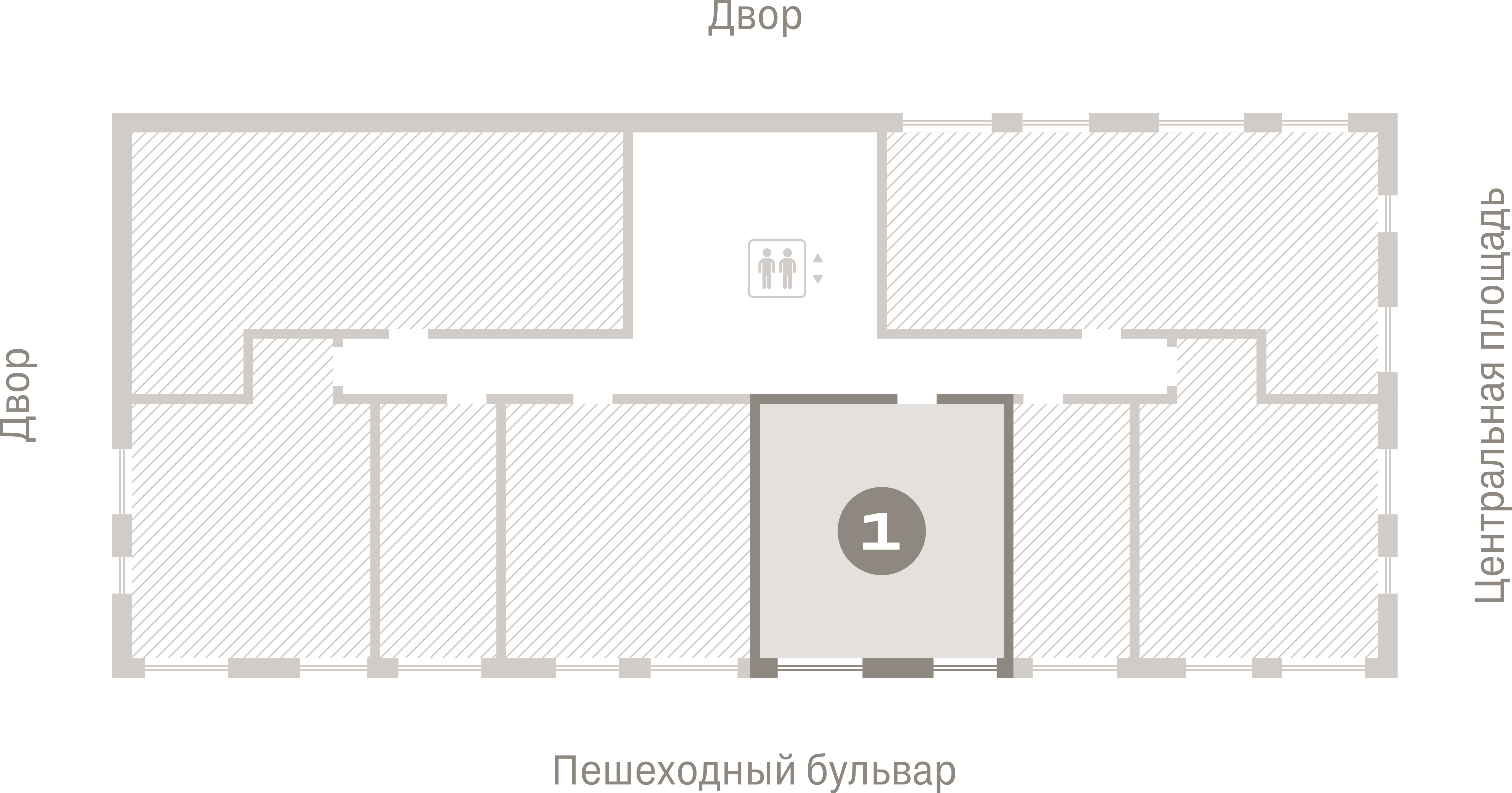 1 комн. Квартира 46.4 кв. м