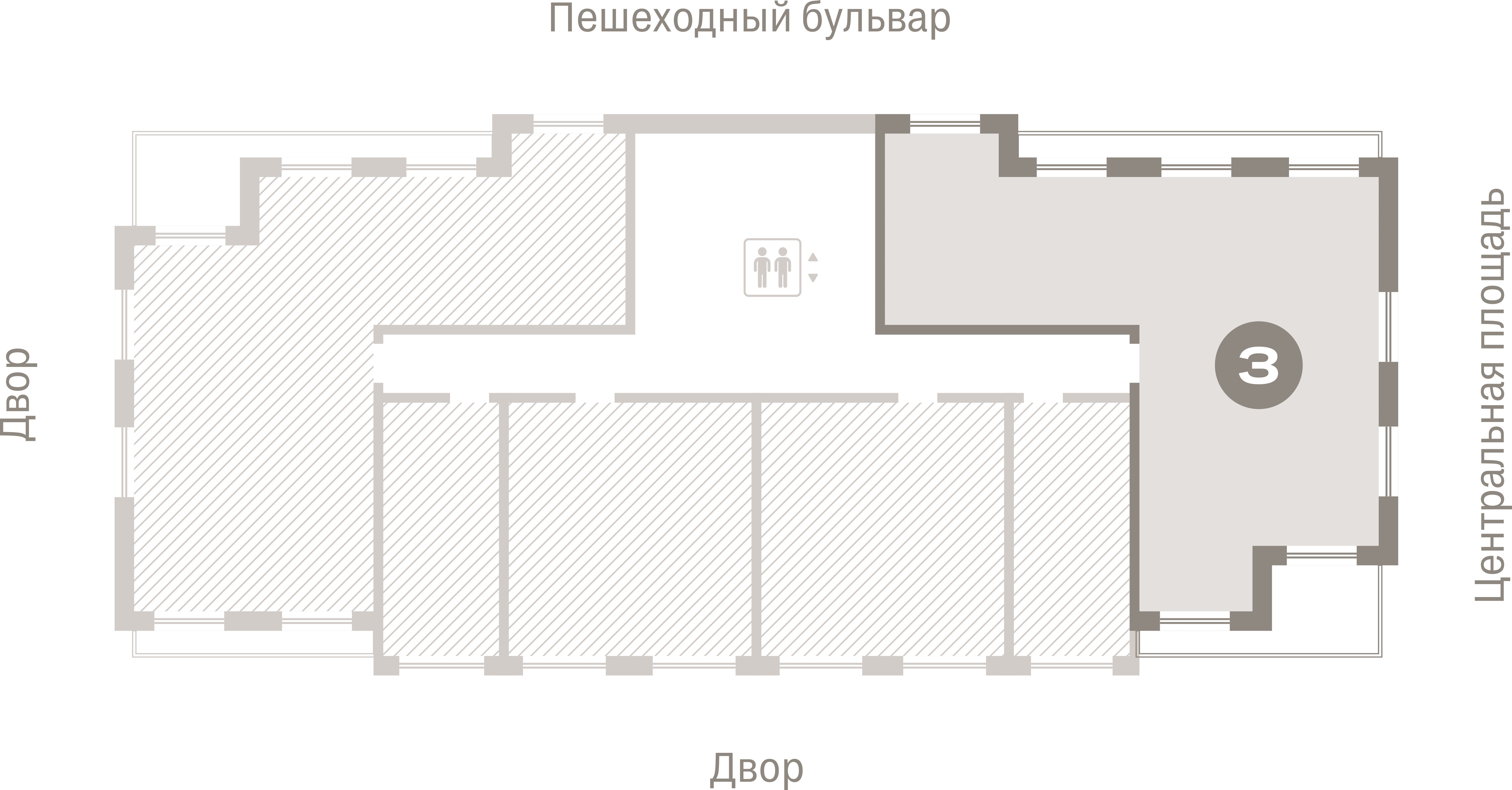 3 комн. Квартира 117.5 кв. м