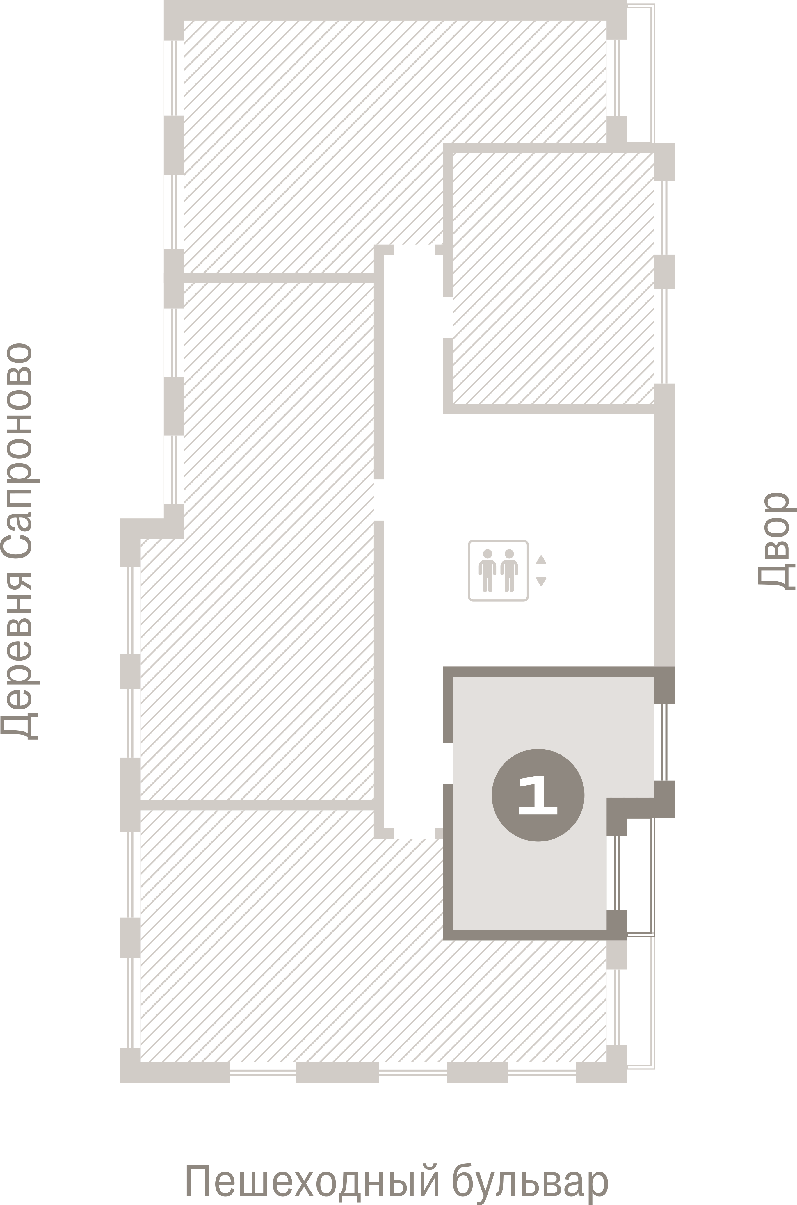 1 комн. Квартира 31.4 кв. м