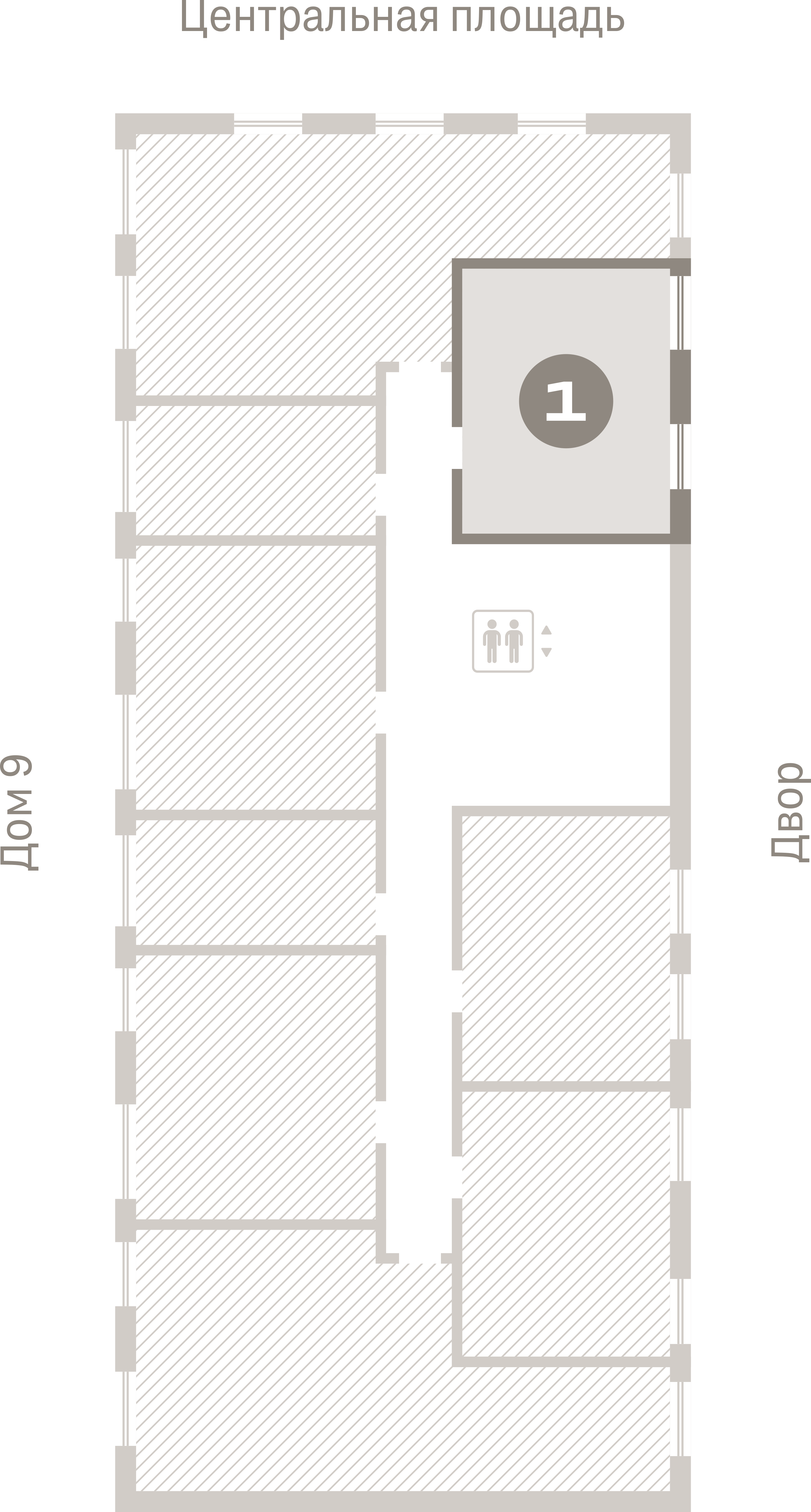 1 комн. Квартира 36 кв. м