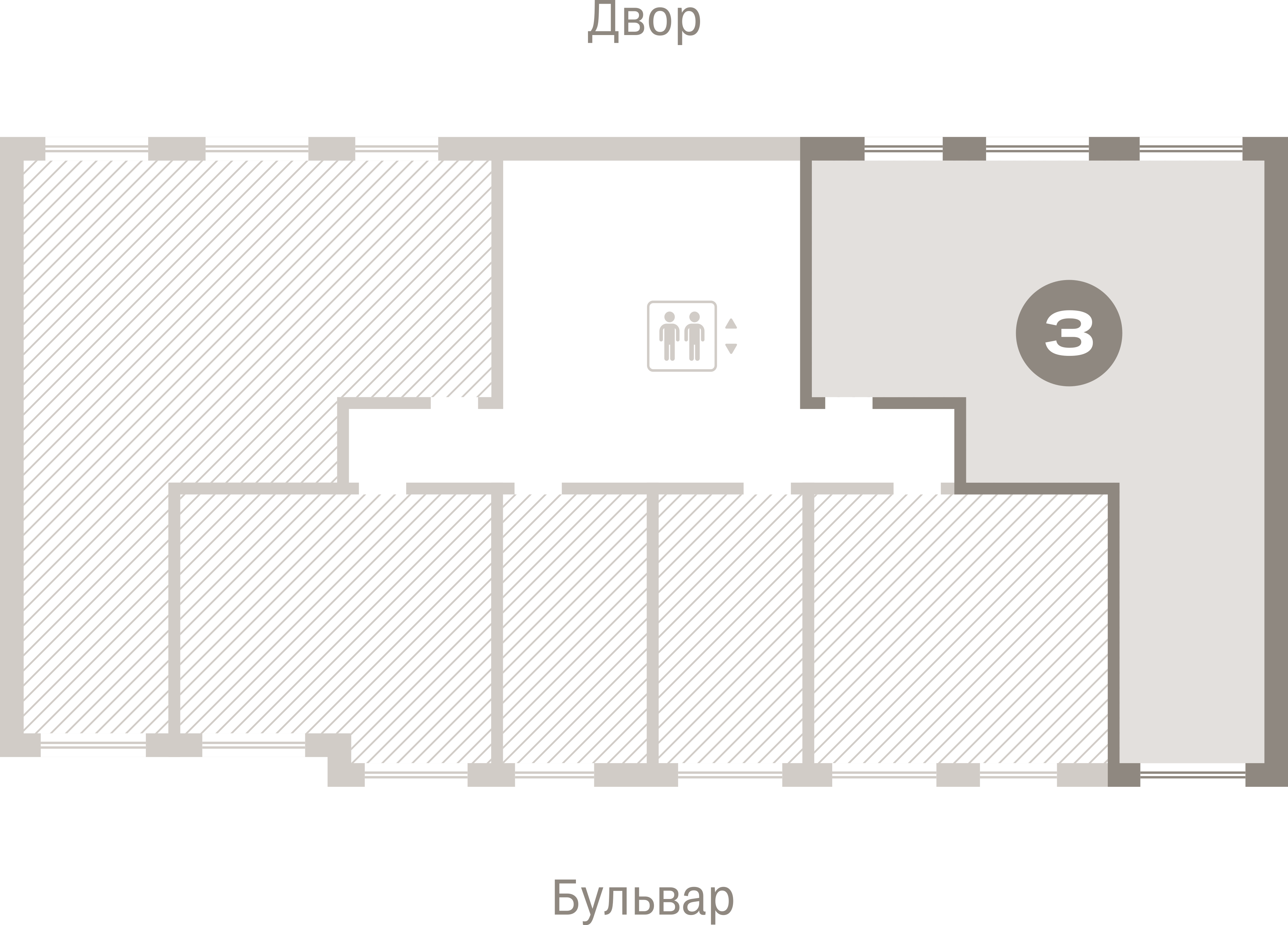3 комн. Квартира 83.6 кв. м