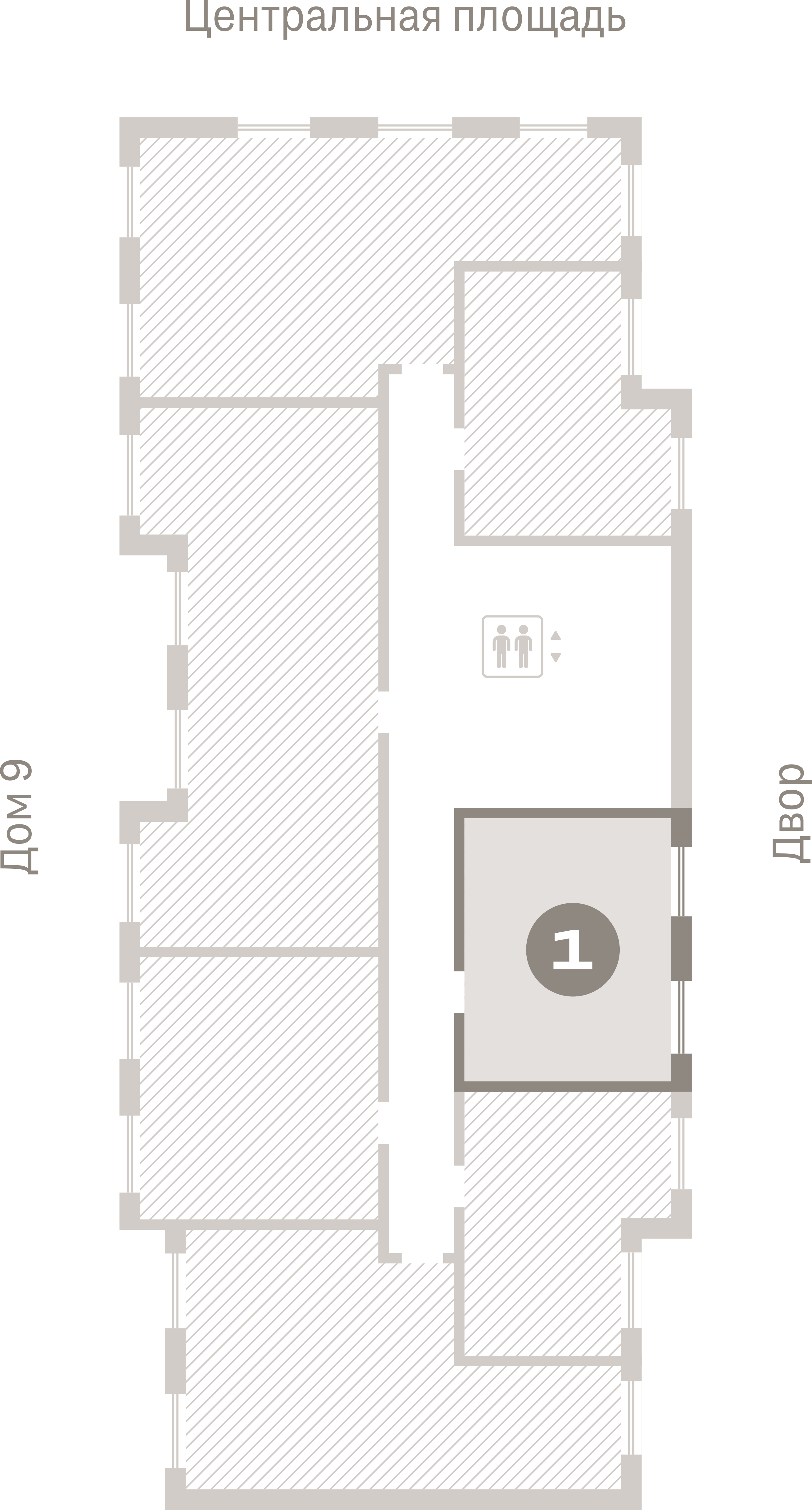 1 комн. Квартира 33.2 кв. м