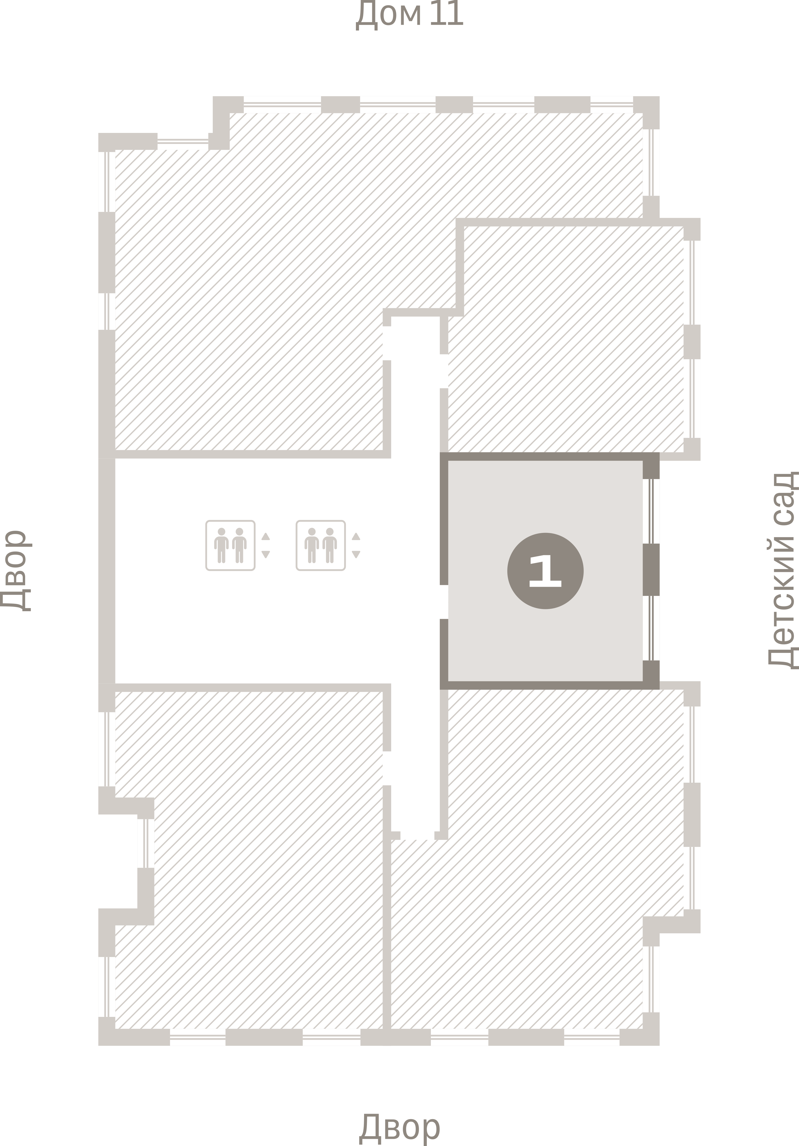 1 комн. Квартира 37.8 кв. м