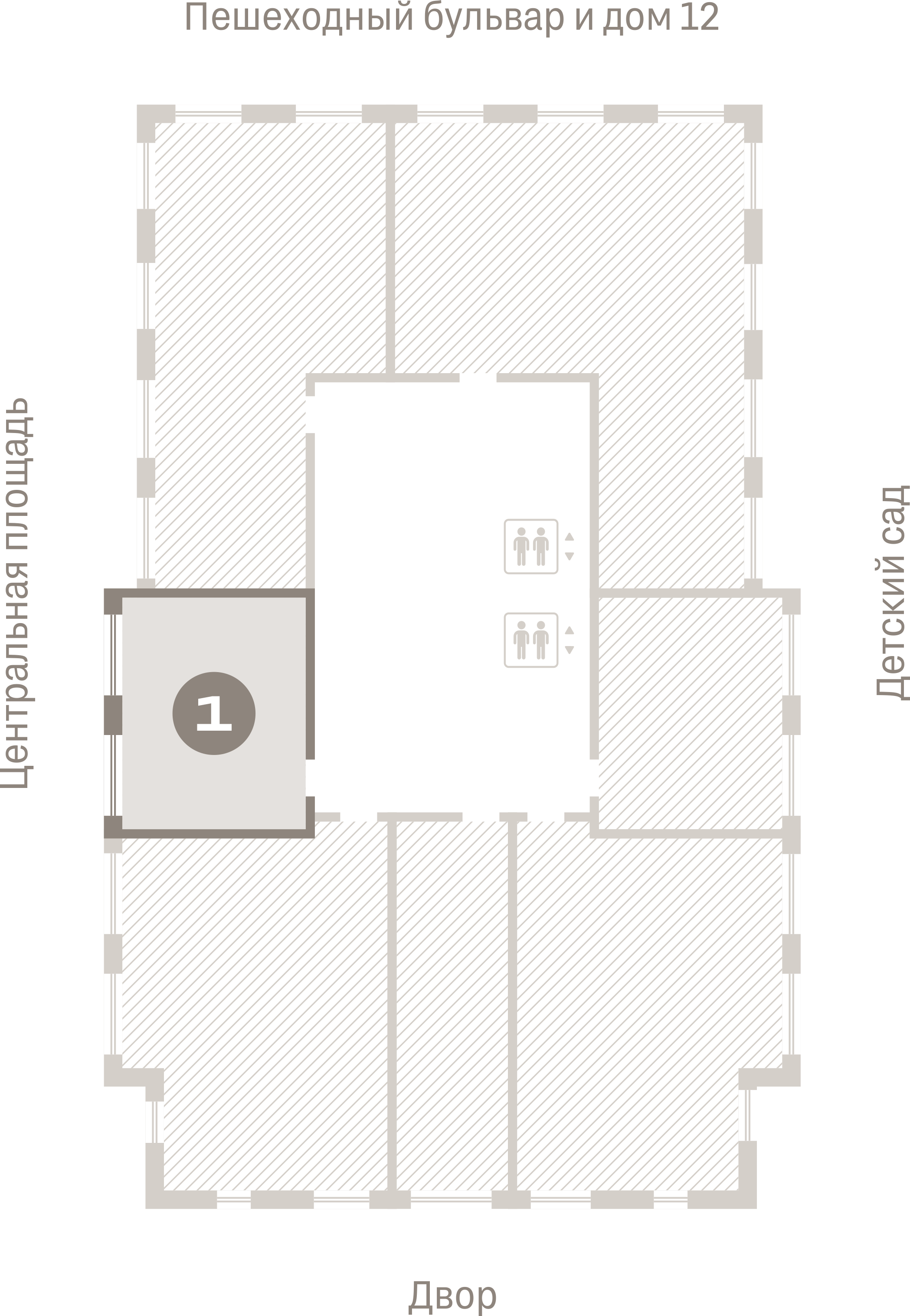 1 комн. Квартира 32 кв. м