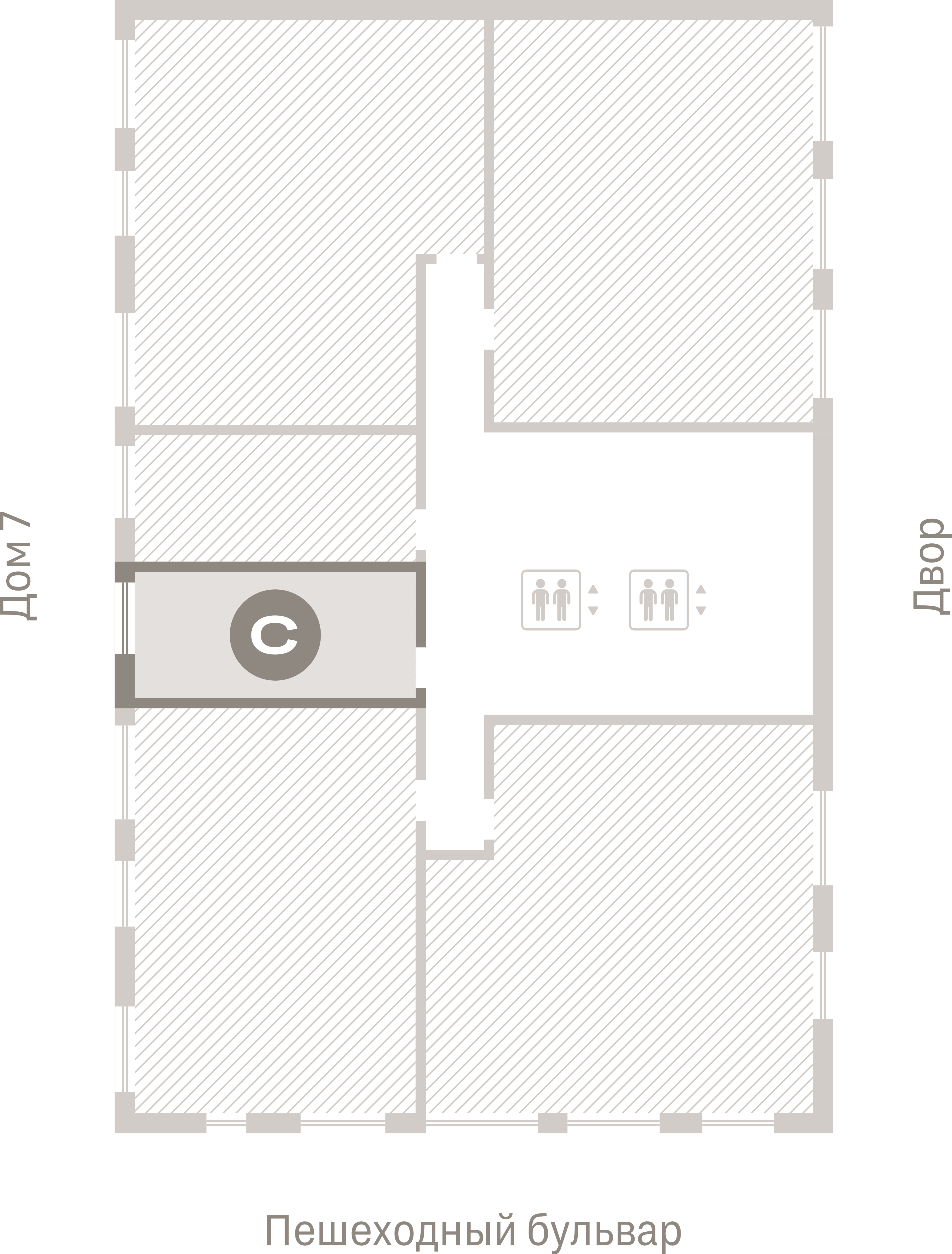 Квартира 22.4 кв. м
