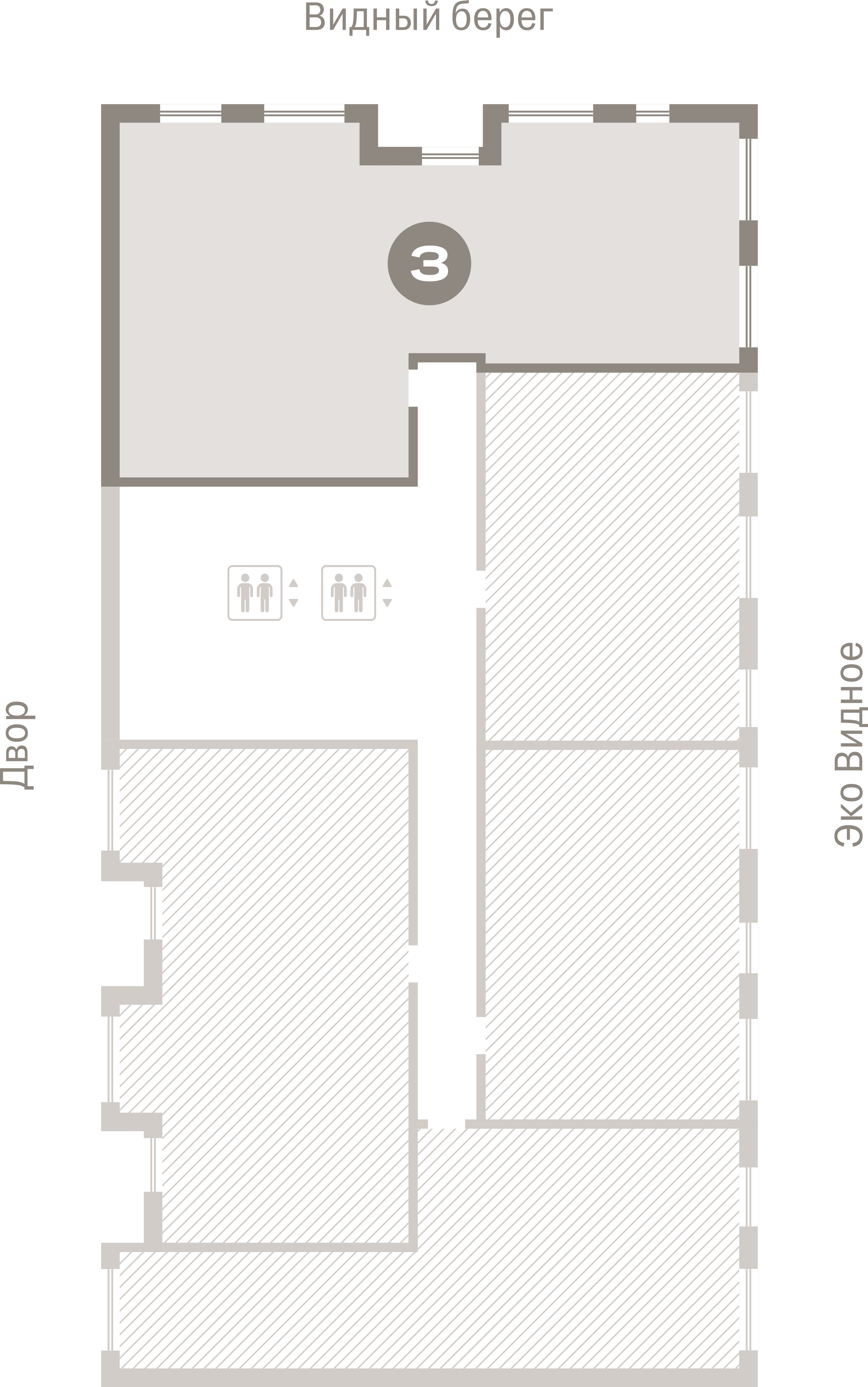 3 комн. Квартира 124.3 кв. м