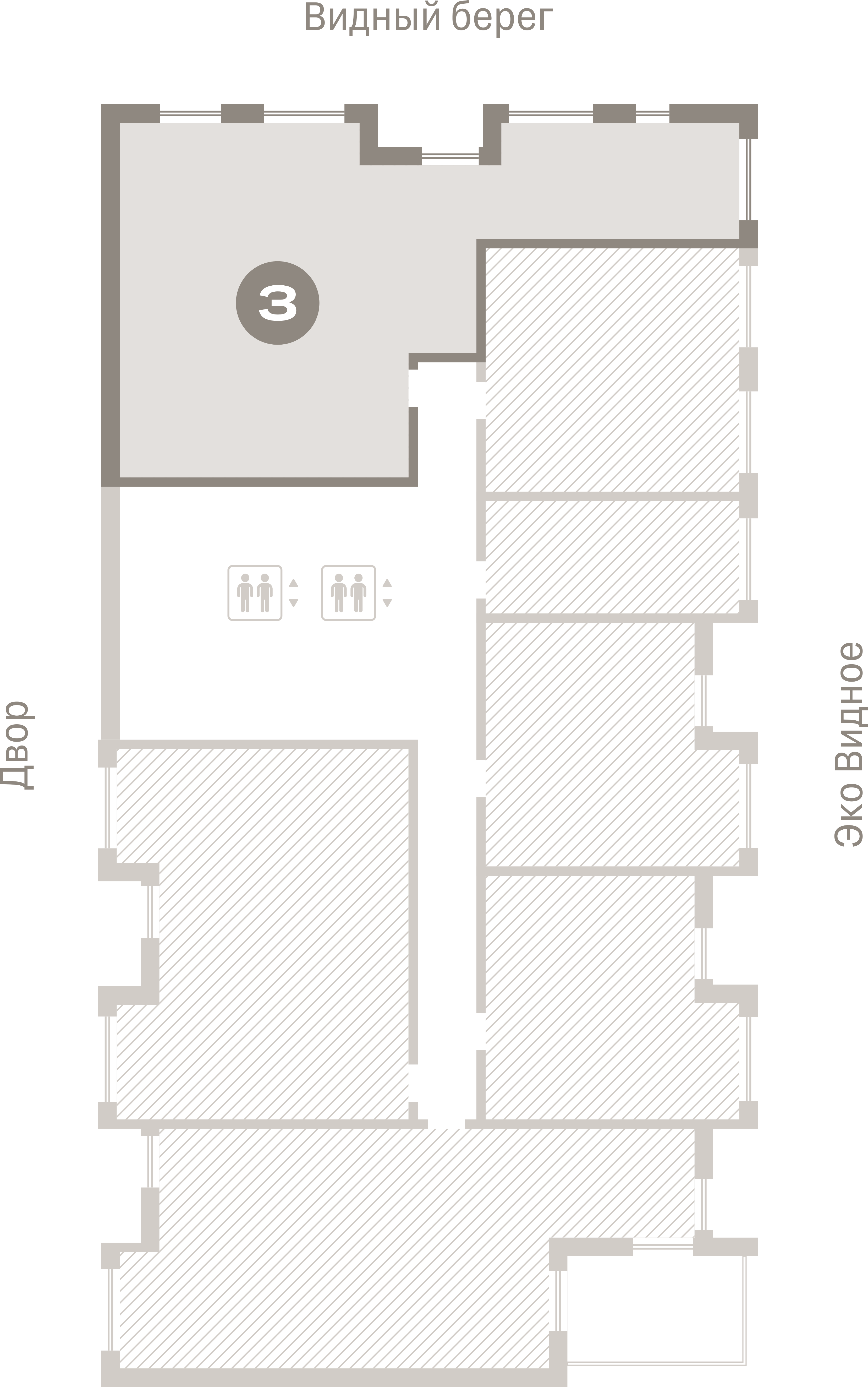 3 комн. Квартира 102.2 кв. м