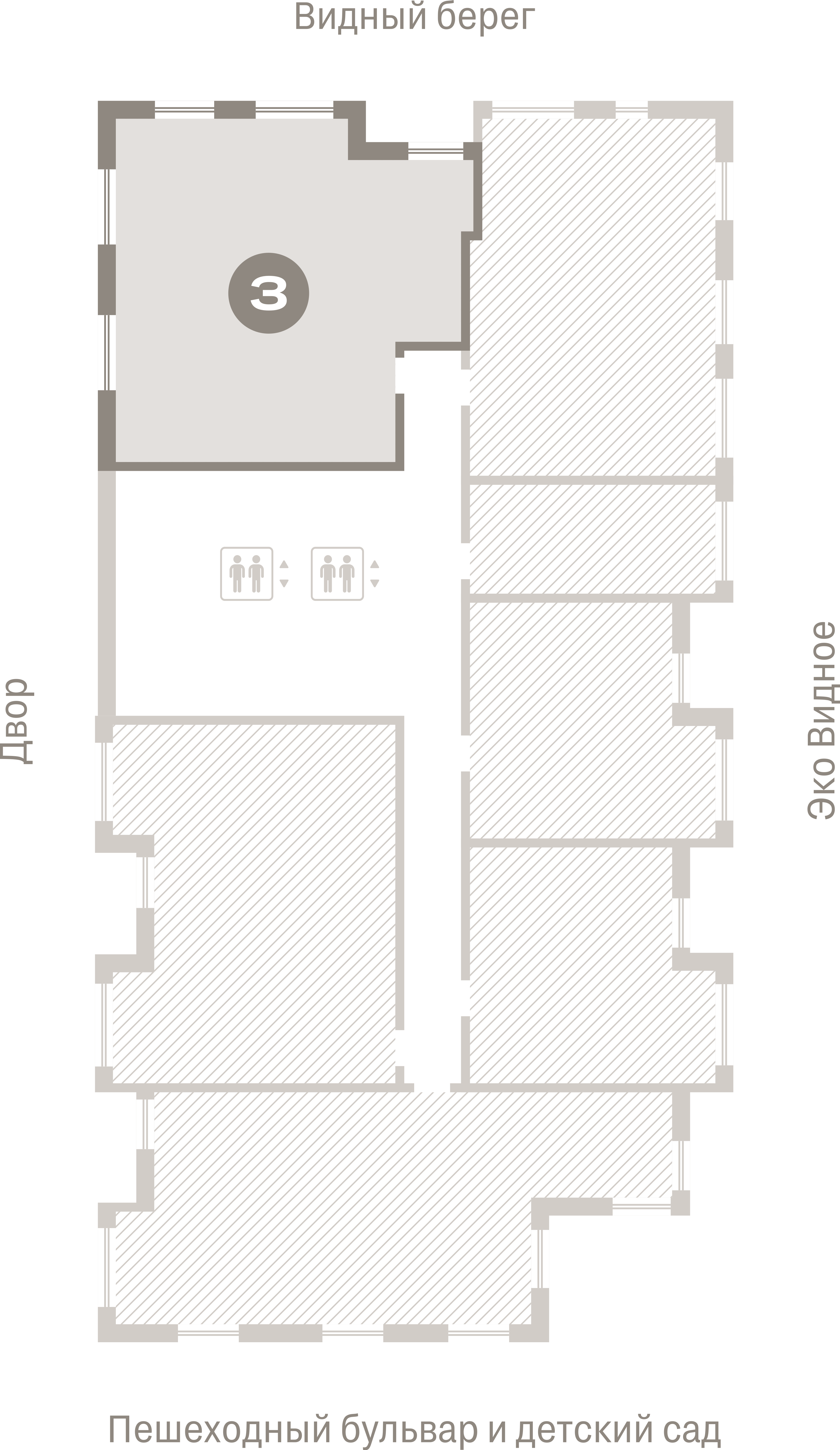 3 комн. Квартира 80.2 кв. м