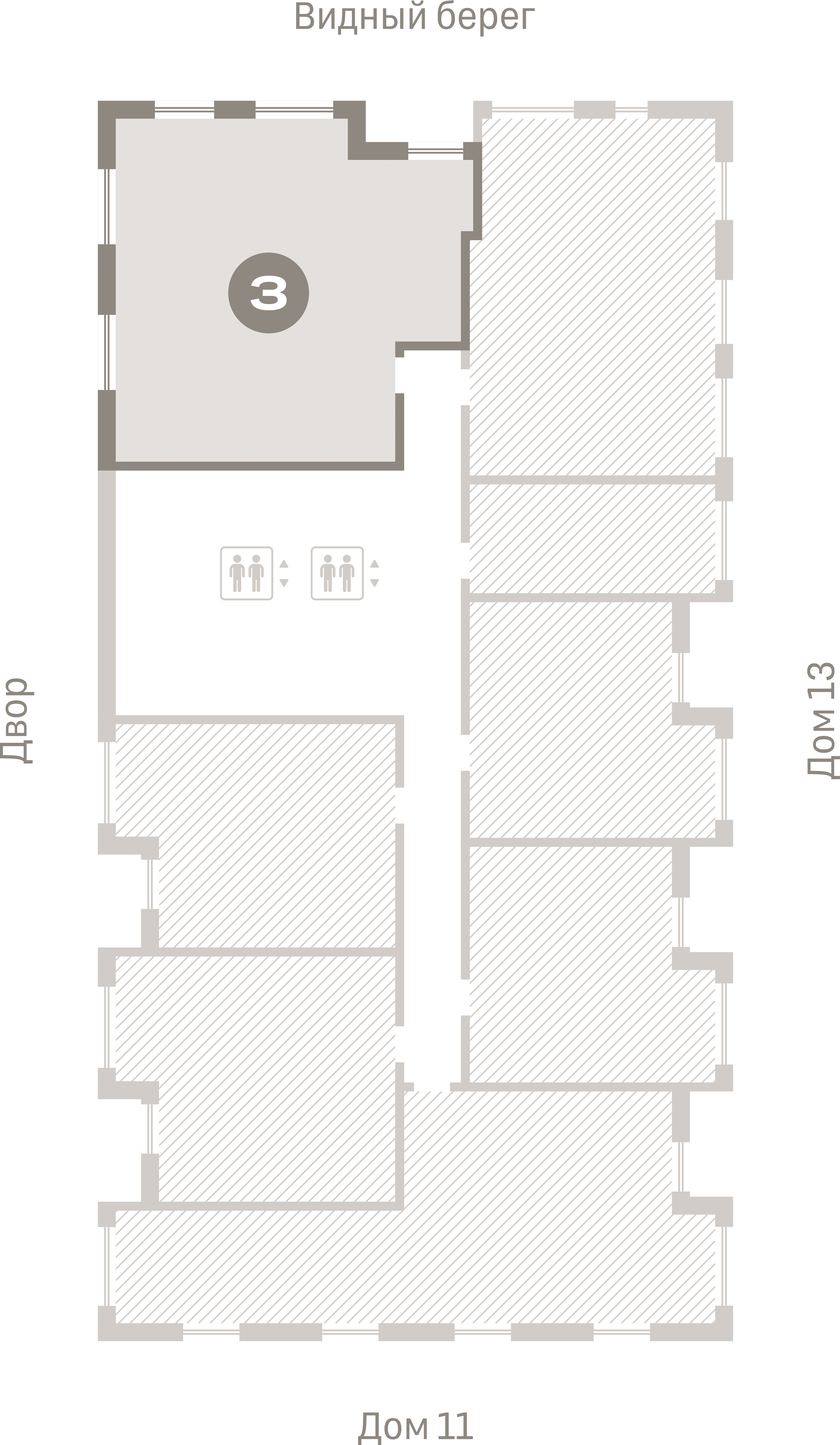 3 комн. Квартира 80.2 кв. м