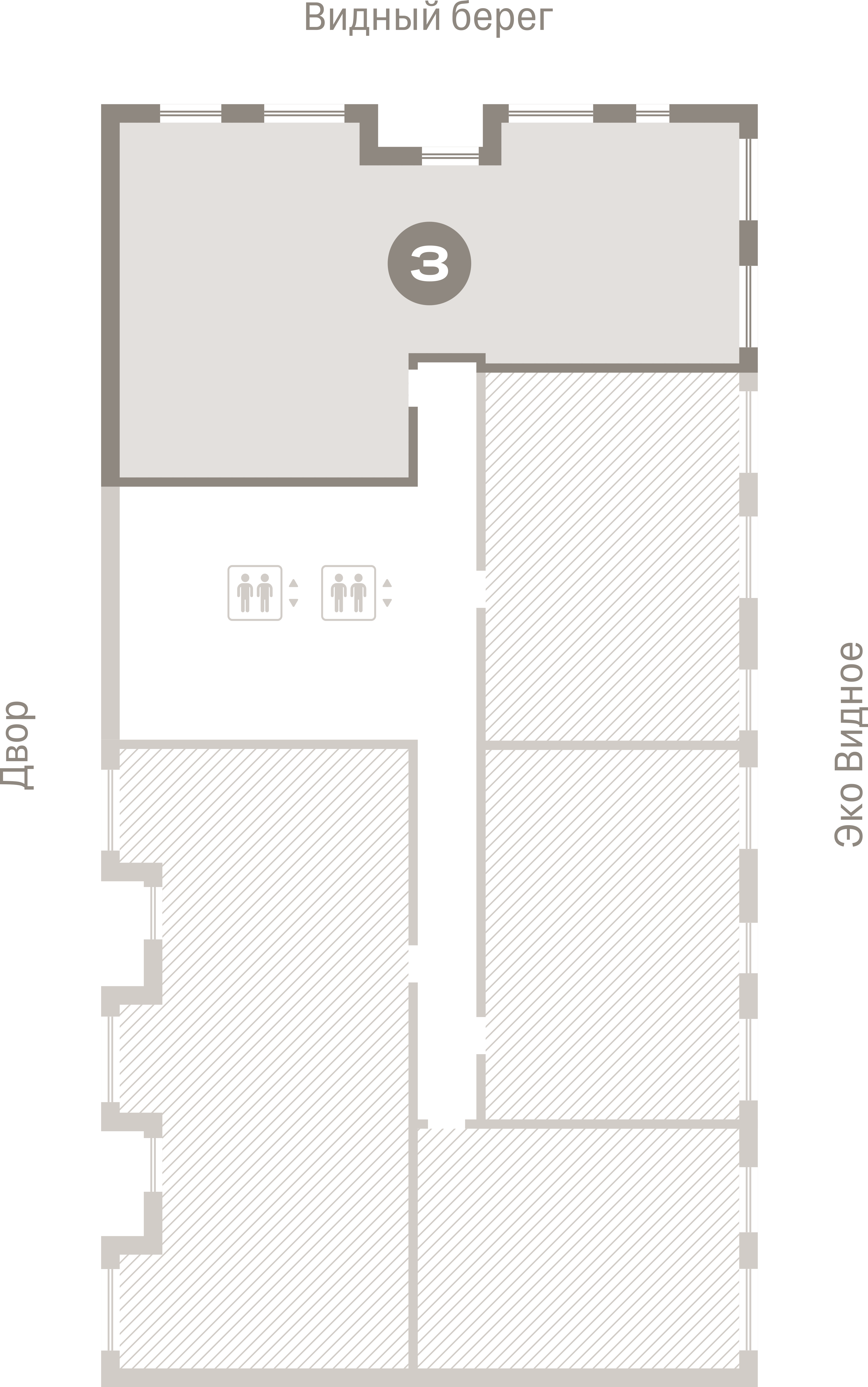 3 комн. Квартира 124.4 кв. м