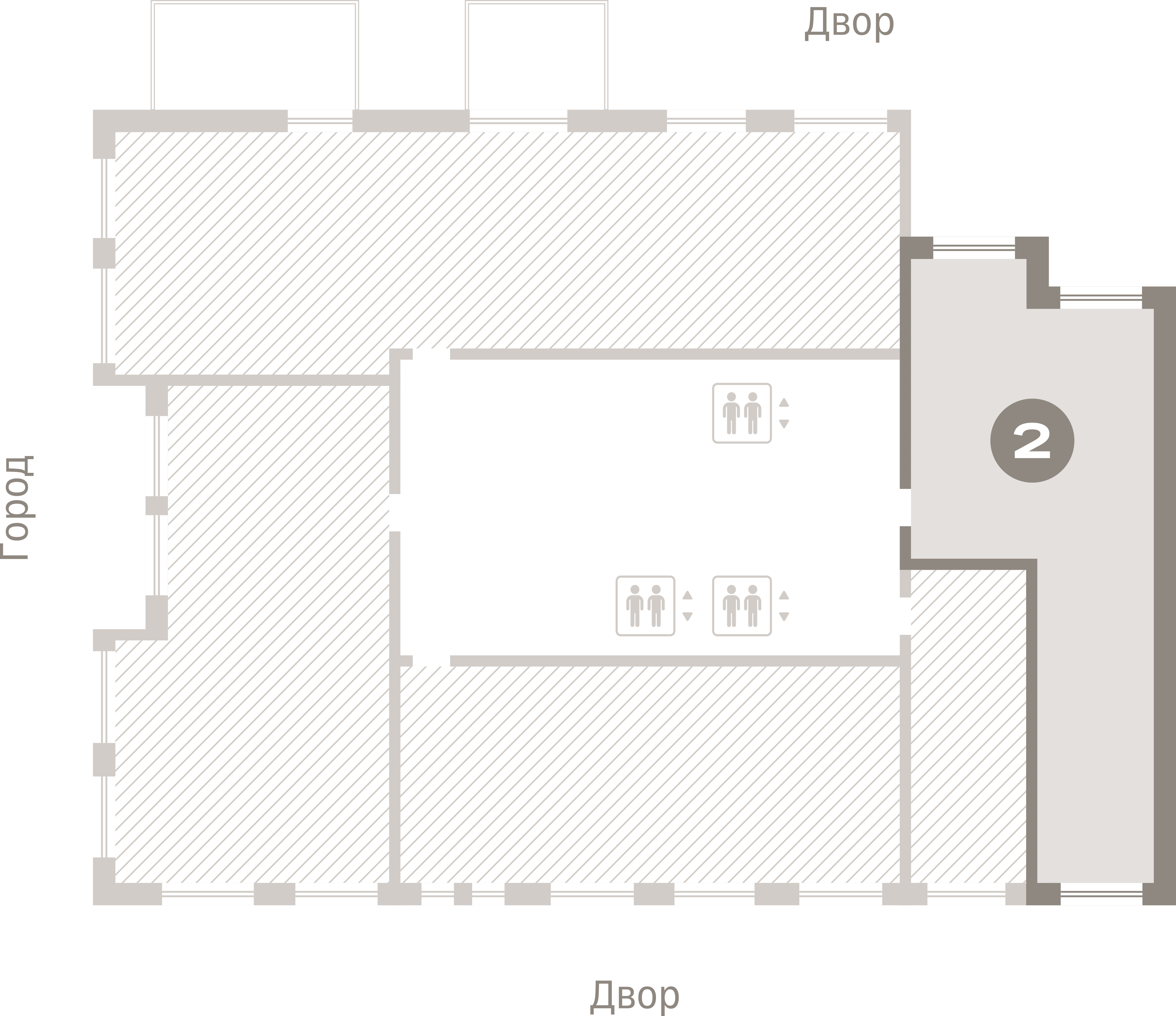 2 комн. Квартира 78.1 кв. м