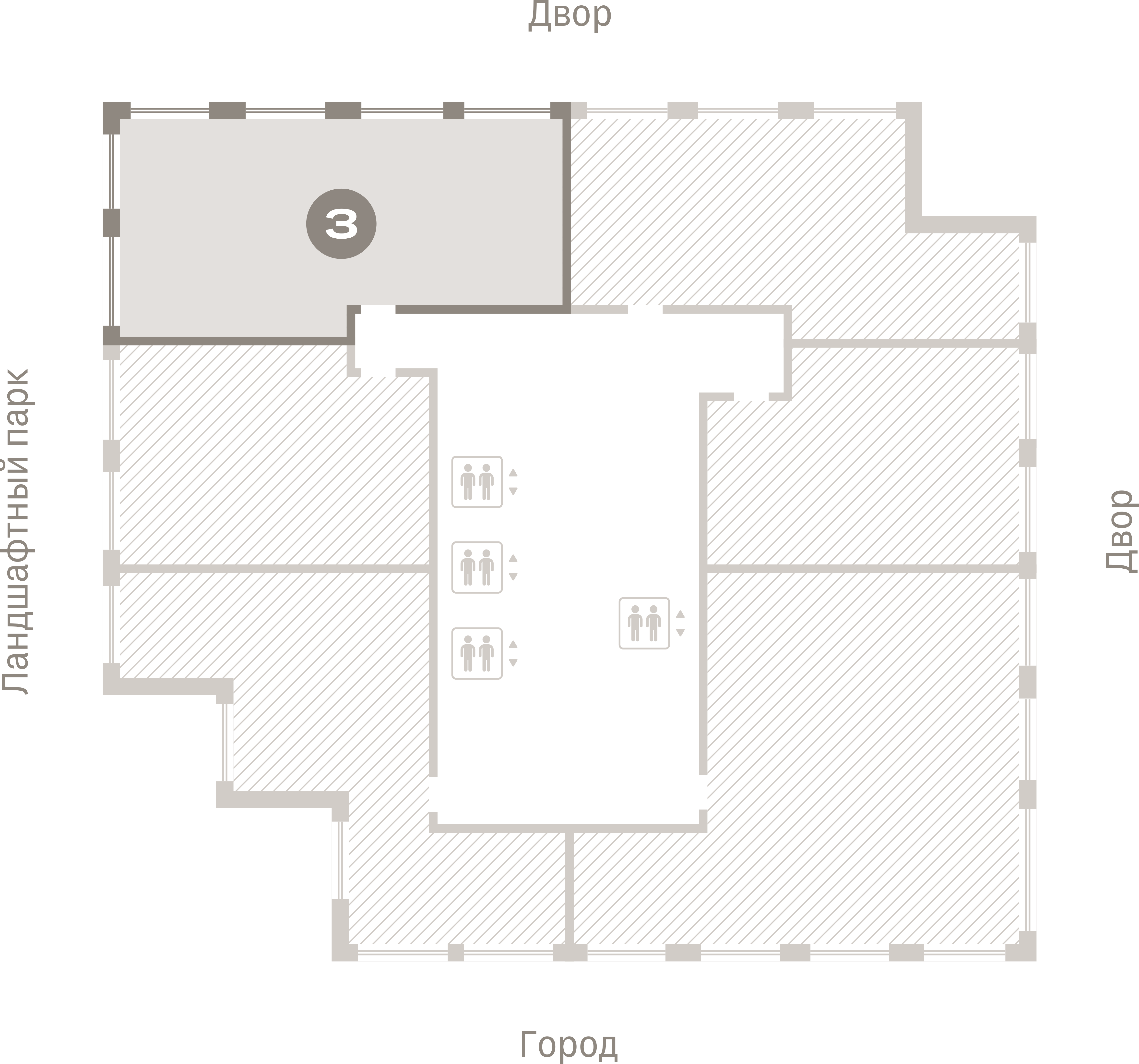 2 комн. Квартира 76 кв. м