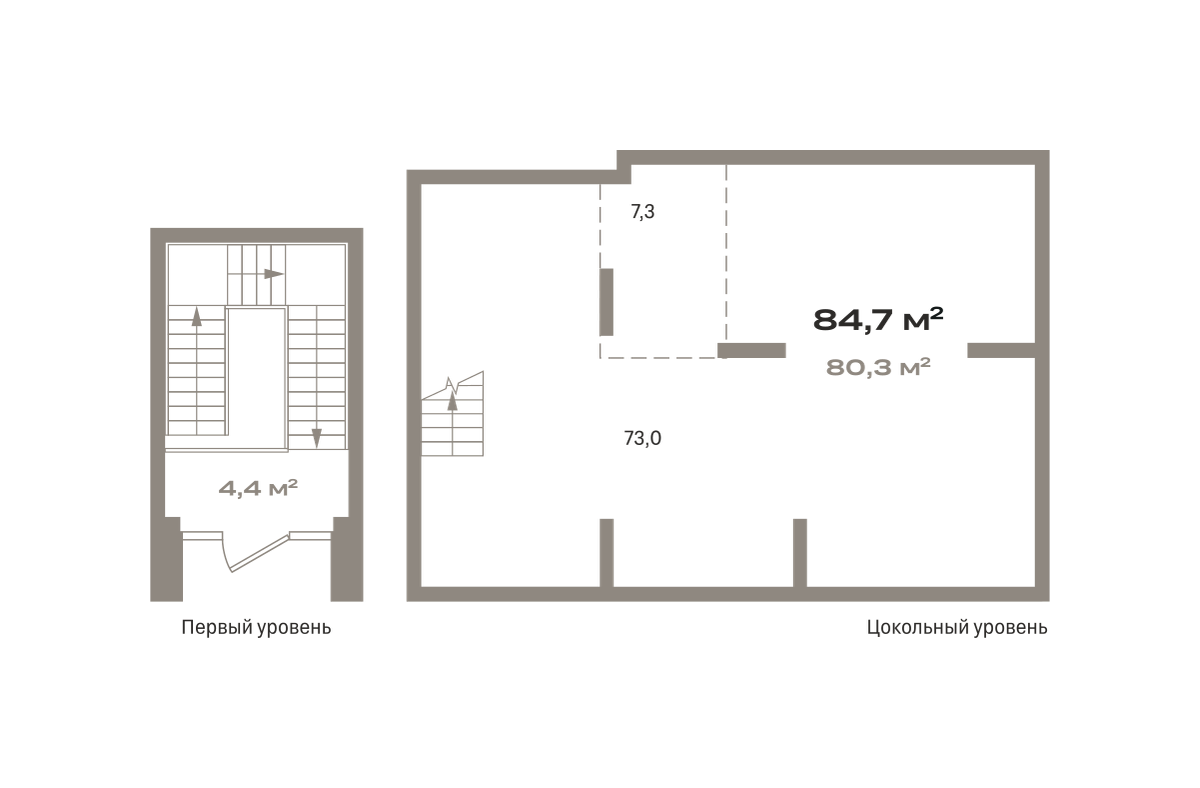 Коммерческое помещение №Панама01-Н-5-5.-1.1, 88.4 м²