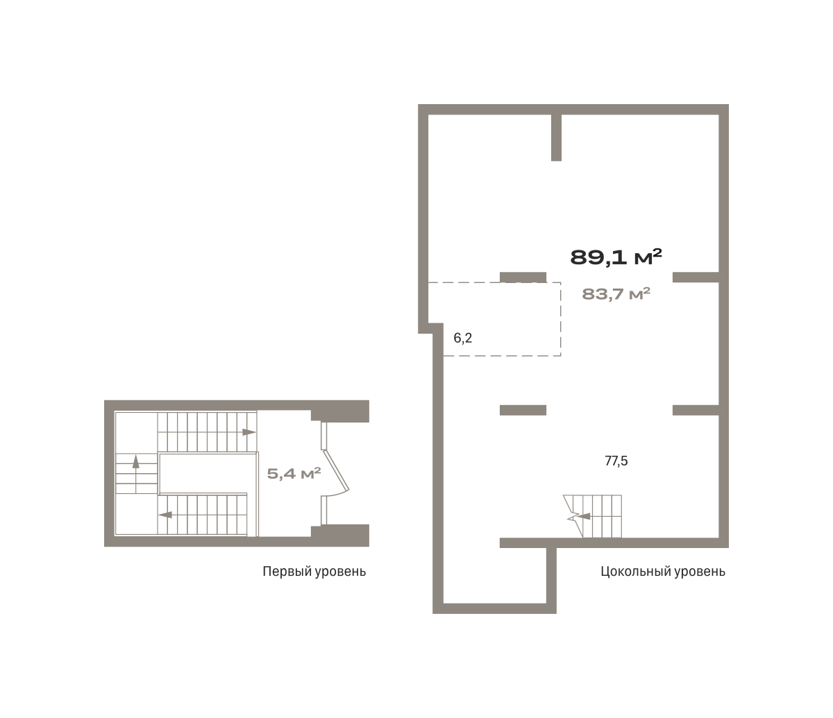 Коммерческое помещение №Панама01-Н-6-6.-1.1, 92.9 м²