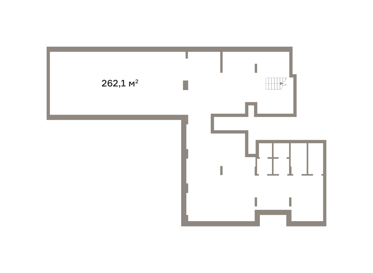 Коммерческое помещение №РП-06.1-Н-4-008, 262.1 м²