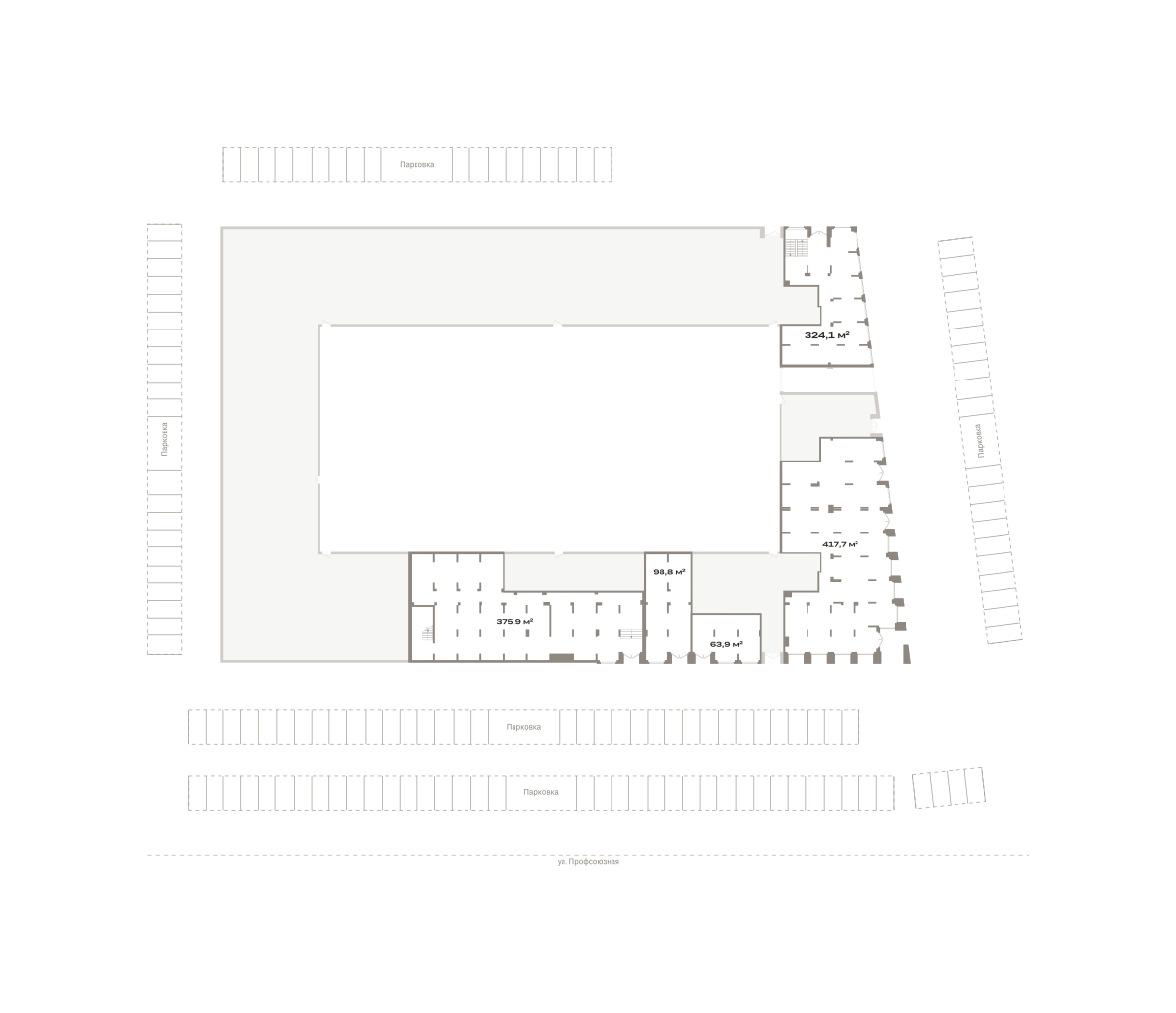 Коммерческое помещение №РПТ04-Н1.1.1, 324.1 м²