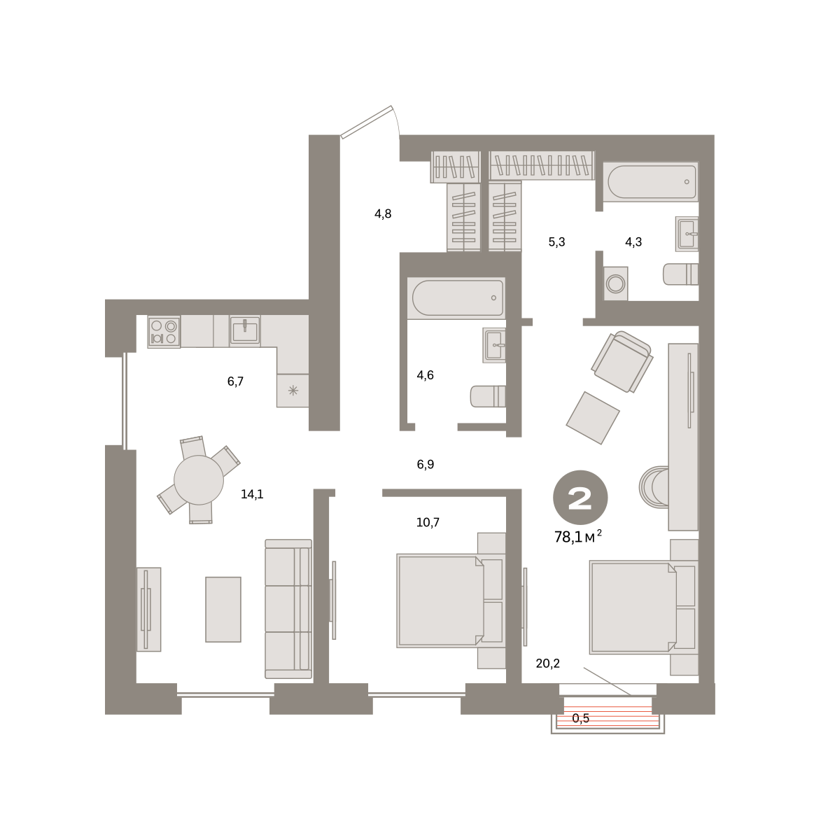 Квартира №1214