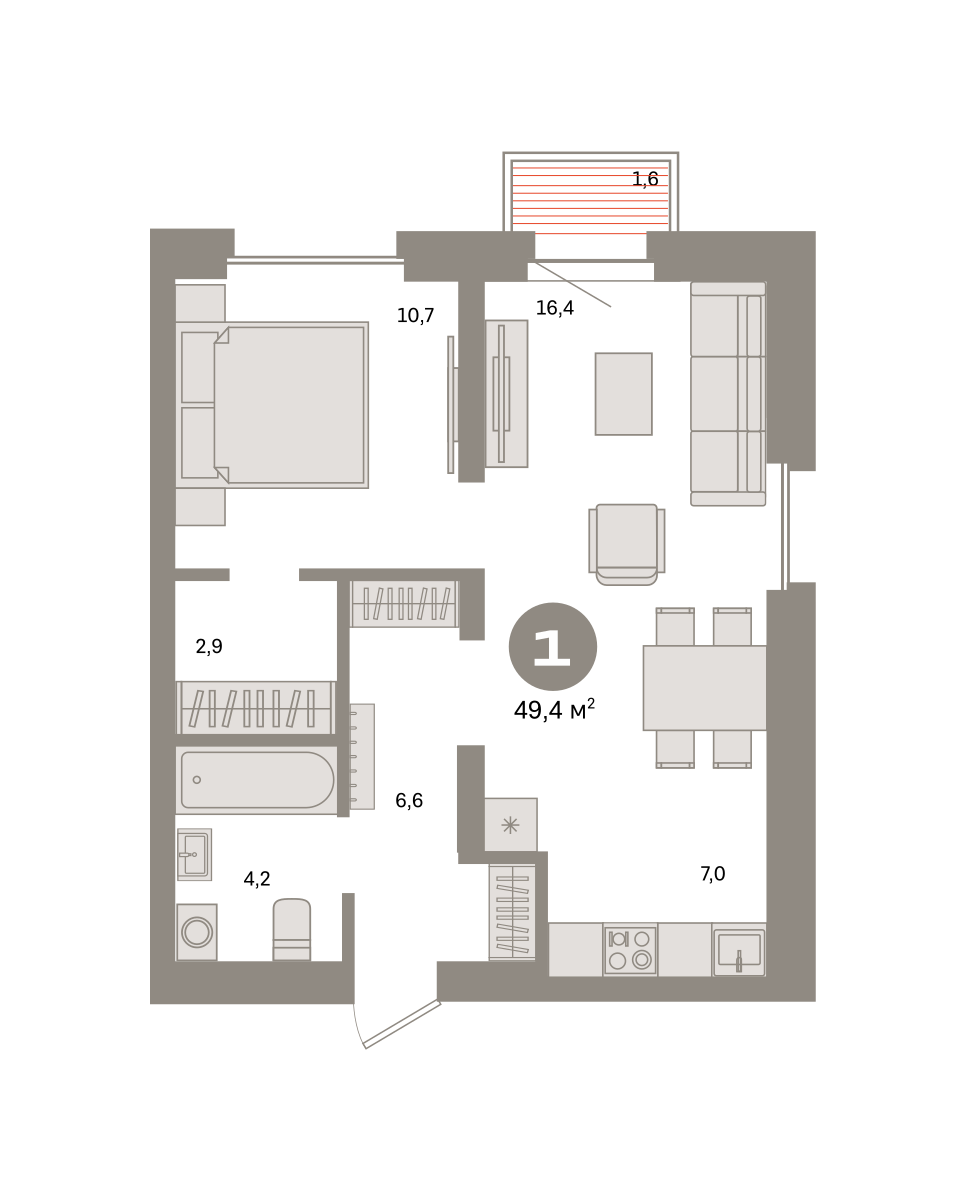 Квартира №962