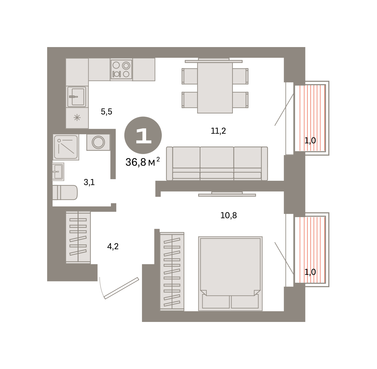 Квартира №863