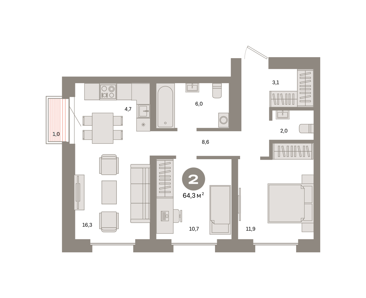 Квартира №1071