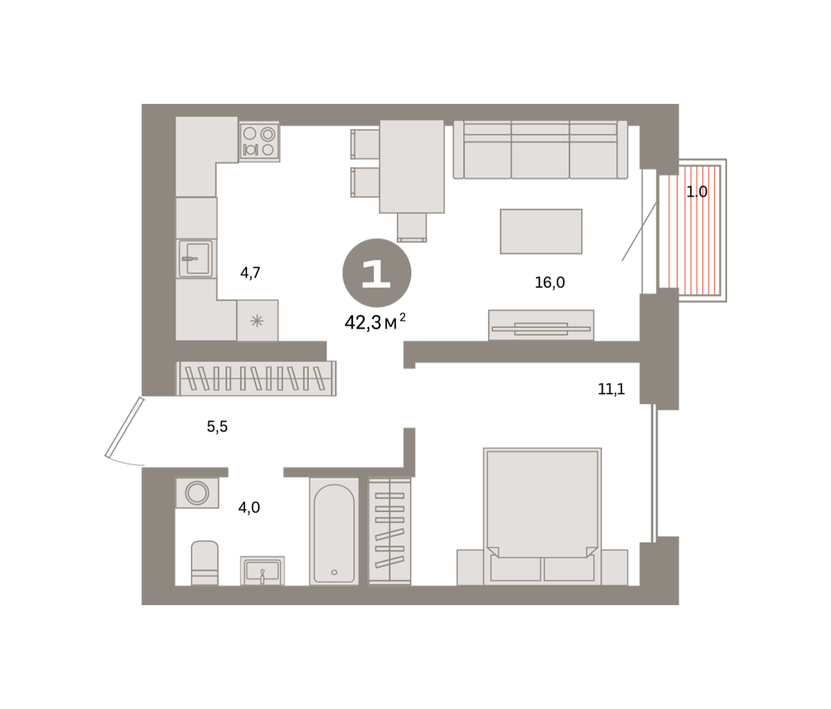 Квартира №1174