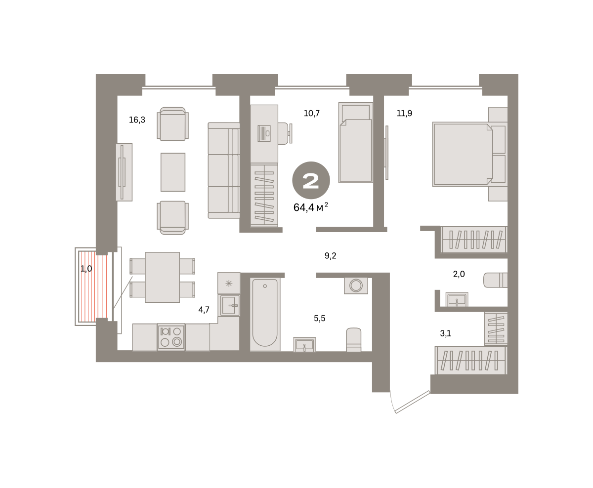 Квартира №440