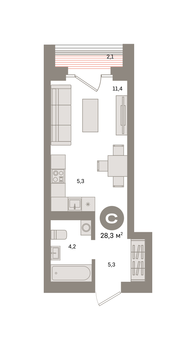 Квартира №684