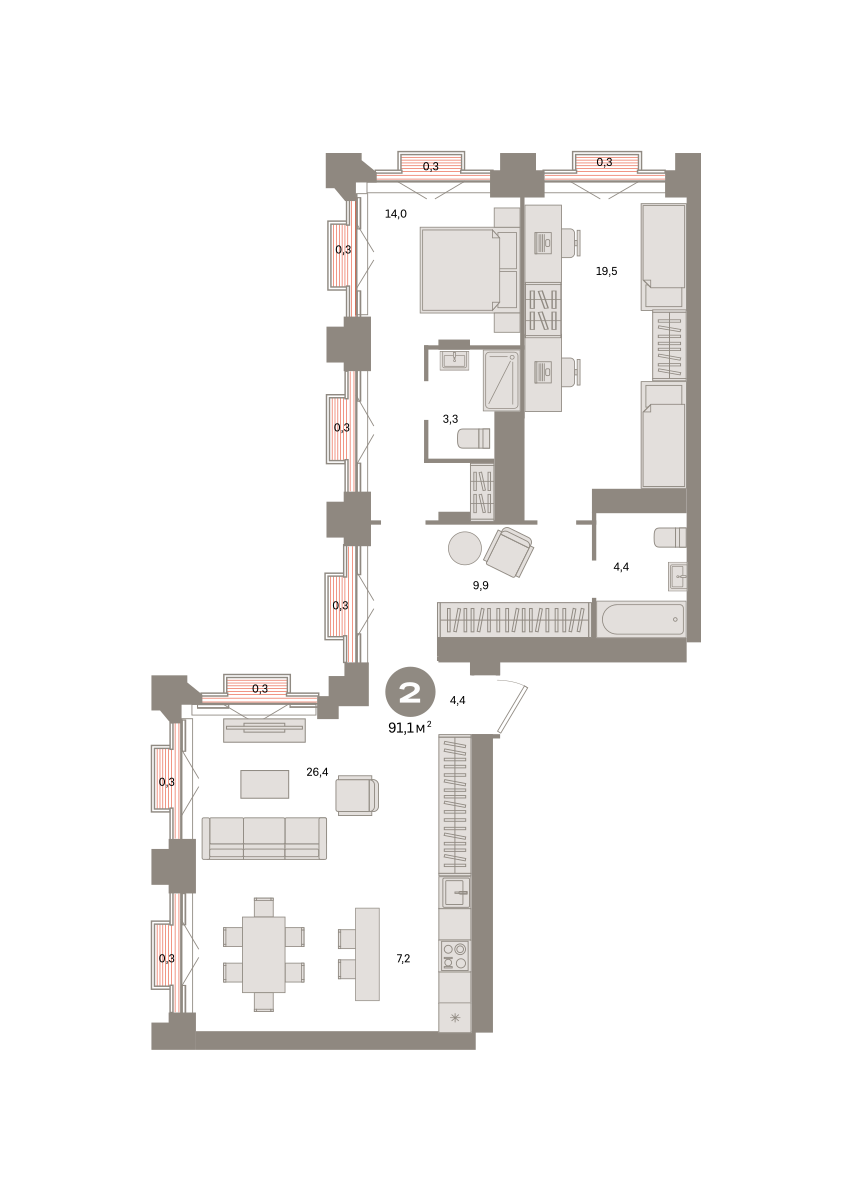 Квартира №904