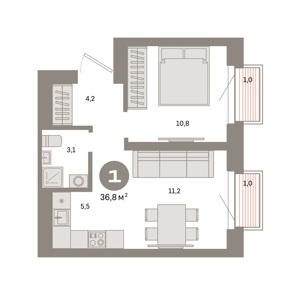 Квартира №862