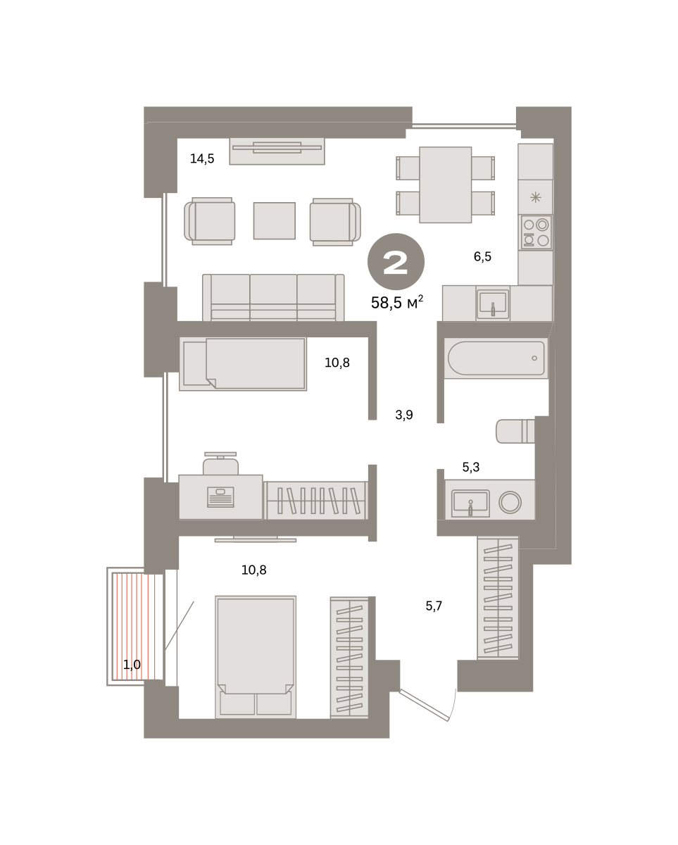 Квартира №658