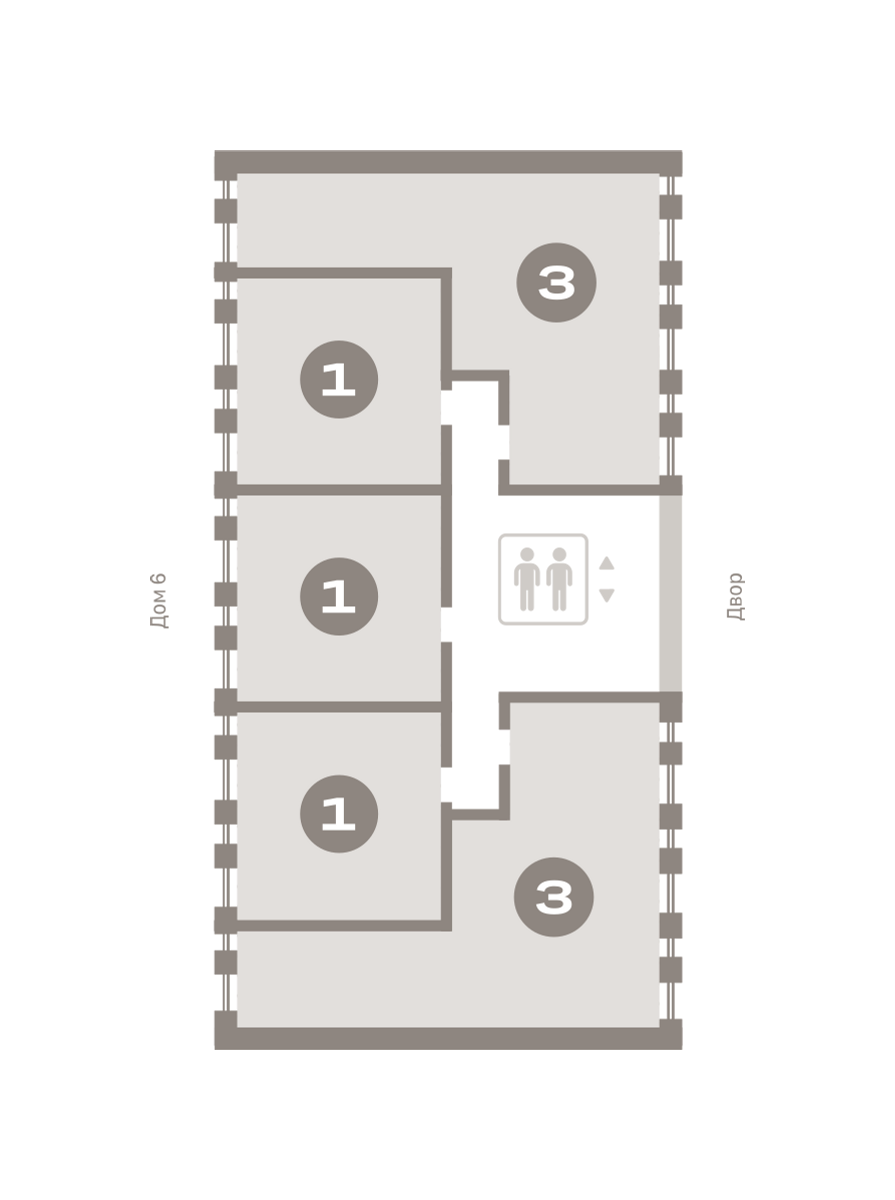 1-комнатная квартира в ЖК Первый Квартал