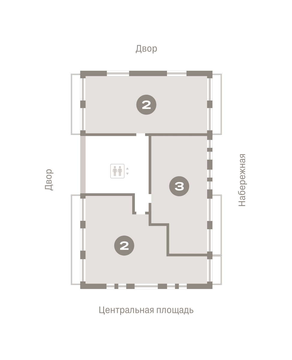 2х-комнатная квартира в ЖК Дом А