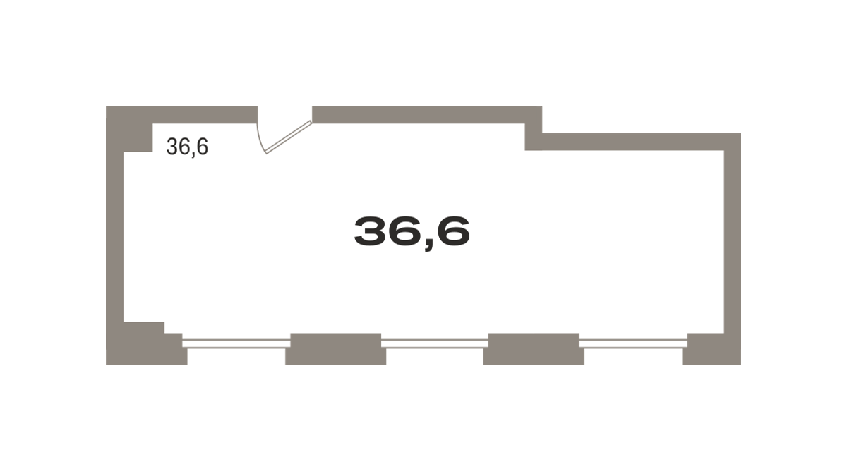 Коммерческое помещение №РП-07-н-3-3.2.16, 36.5 м²