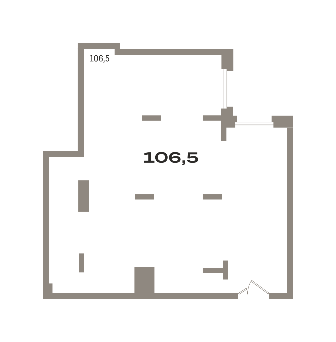 Коммерческое помещение №РП-07-н-2-2.3.11, 106.2 м²