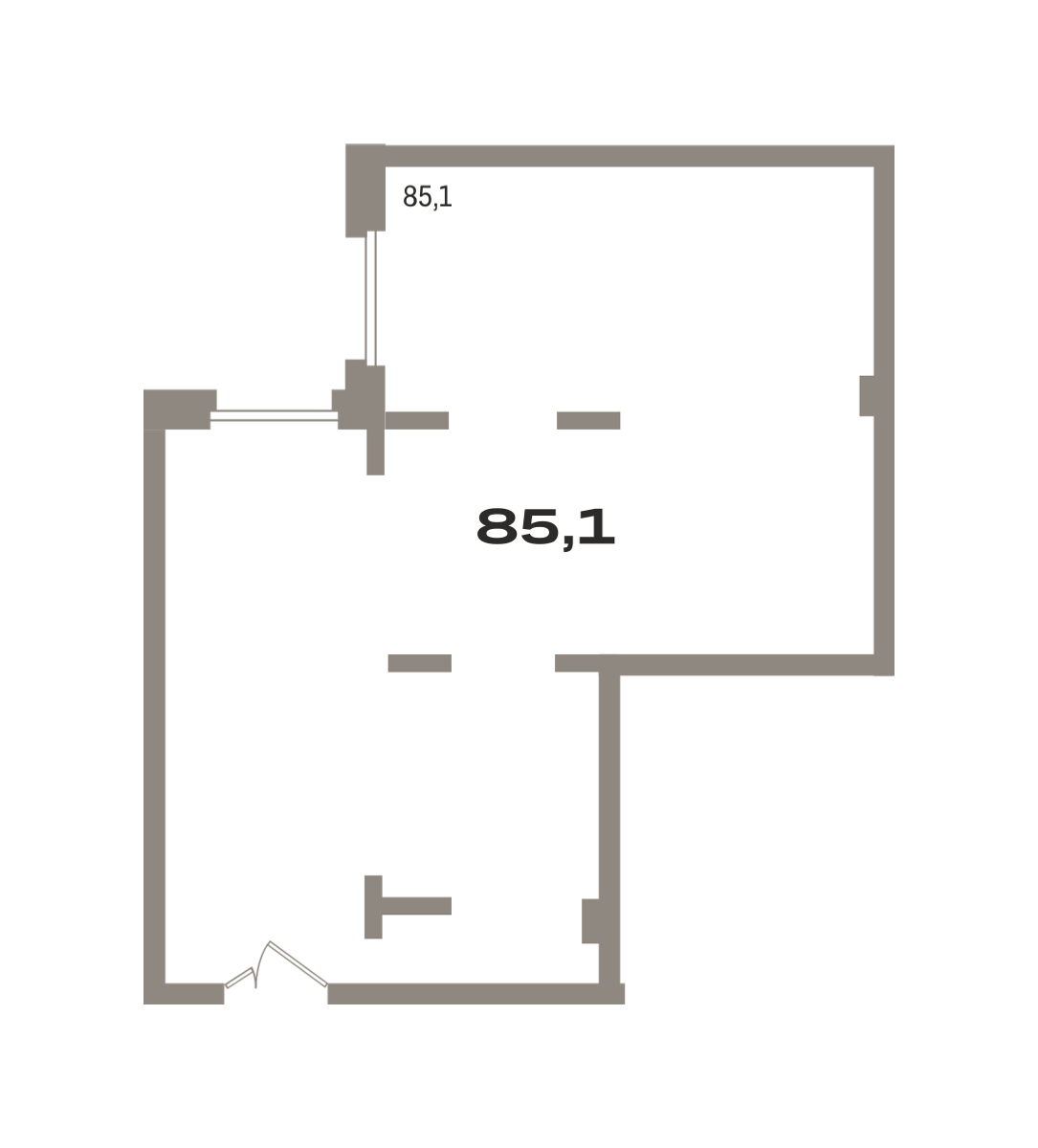 Коммерческое помещение №РП-07-н-3-3.3.15, 83.6 м²