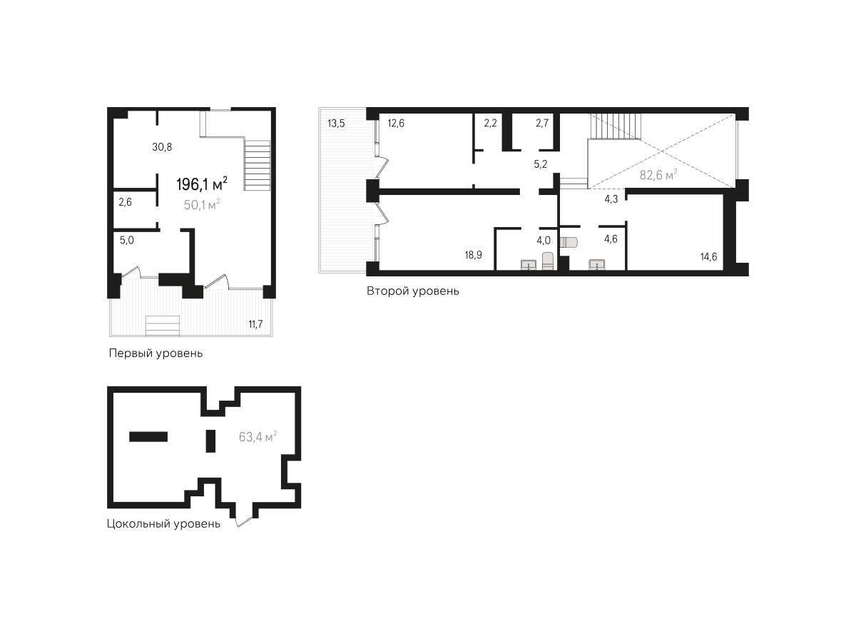 Коммерческое помещение, 122.8 м²